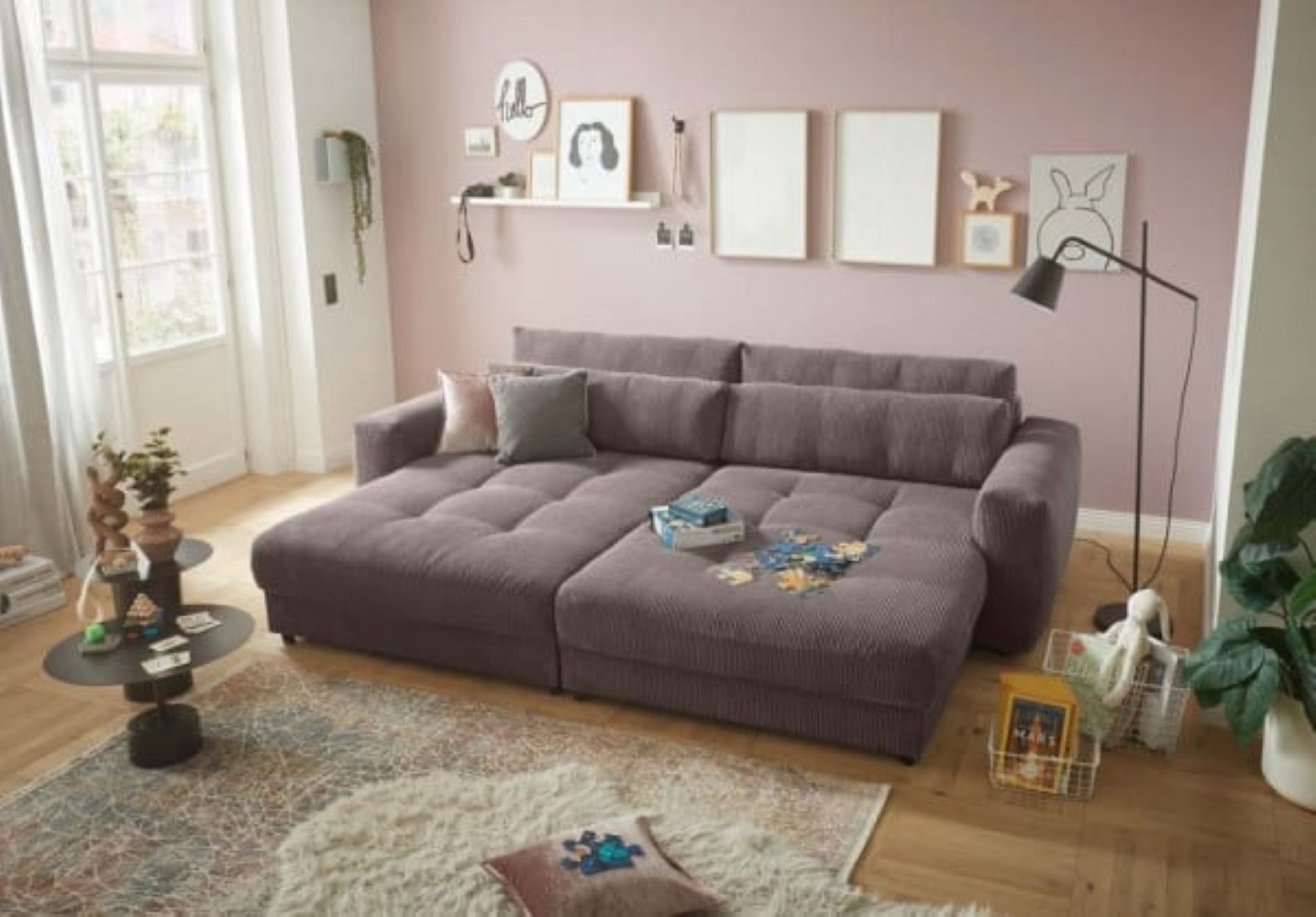 XXL Loveseat Barura - Dein neuer Lieblingsplatz in Cord-Stoff XXL Loveseat Barura - Dein neuer Lieblingsplatz in Cord-Stoff