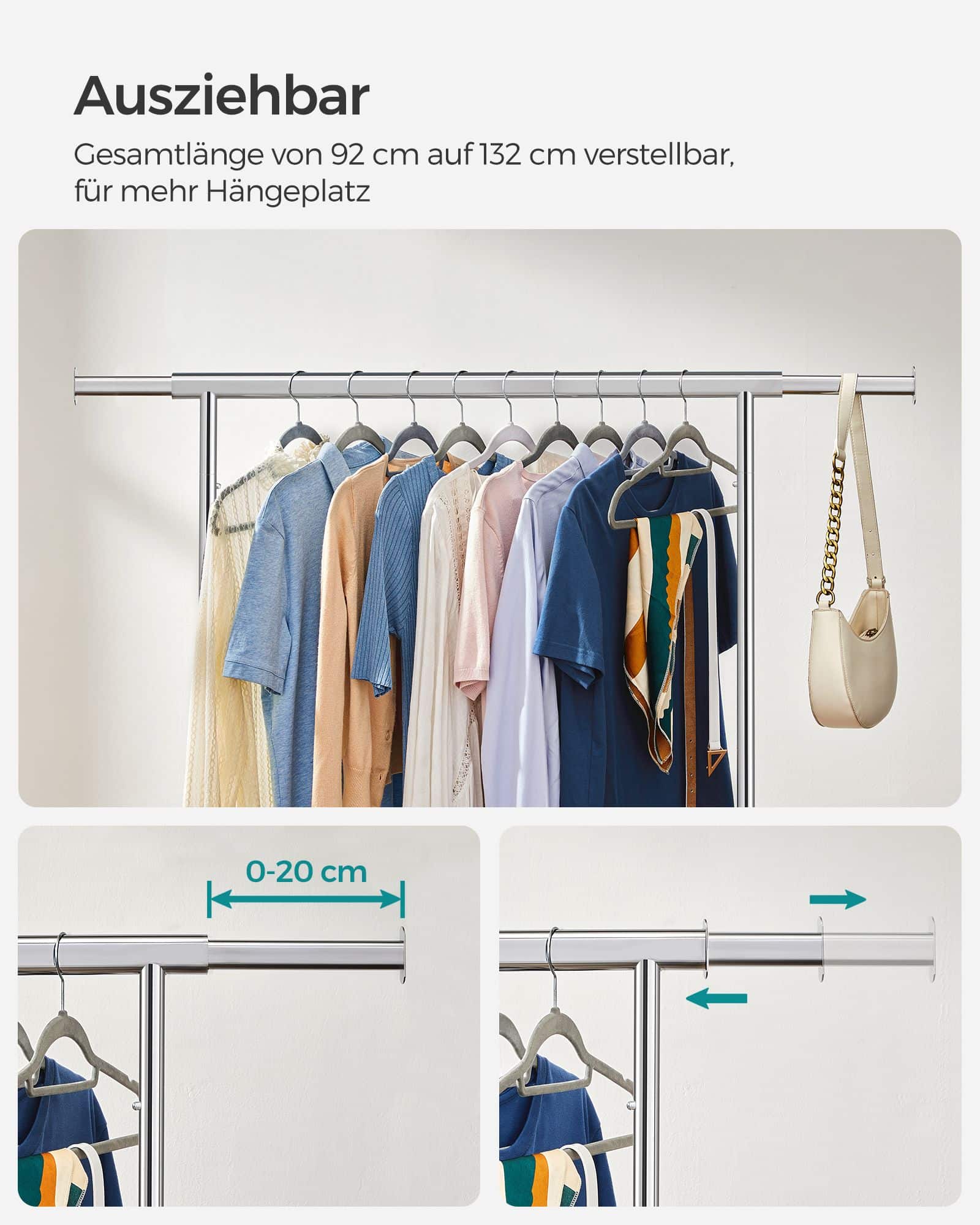 Schwerlast-Kleiderständer 90 kg-B34HSR13S Schwerlast-Kleiderständer 90 kg-B34HSR13S