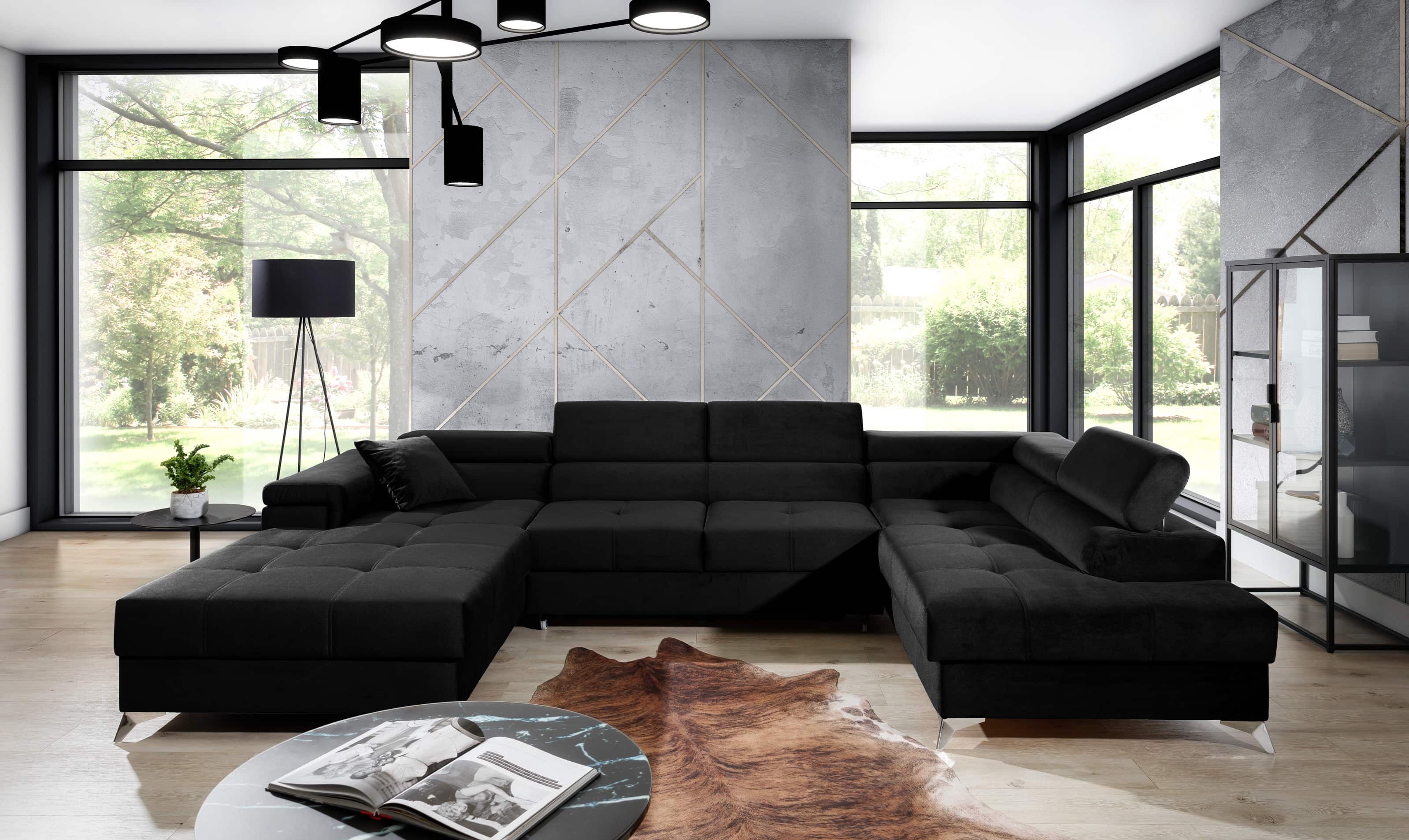 Wohnlandschaft mit Schlaffunktion Pardo – Das Statement-Stück für Design-Liebhaber Wohnlandschaft mit Schlaffunktion Pardo – Das Statement-Stück für Design-Liebhaber