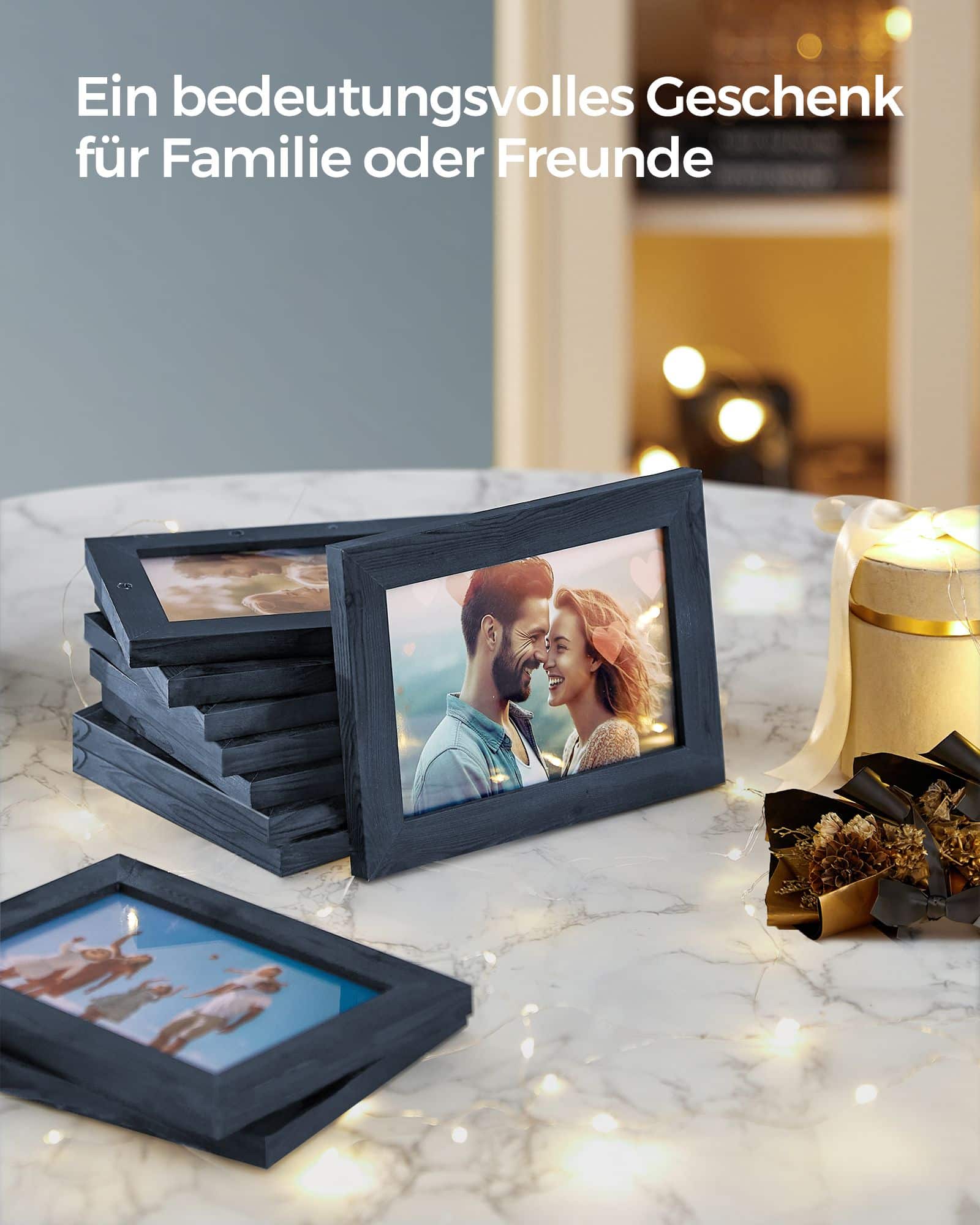 10 Fotorahmen für 10 x 15 cm Bilder marineblau 10 Fotorahmen für 10 x 15 cm Bilder marineblau