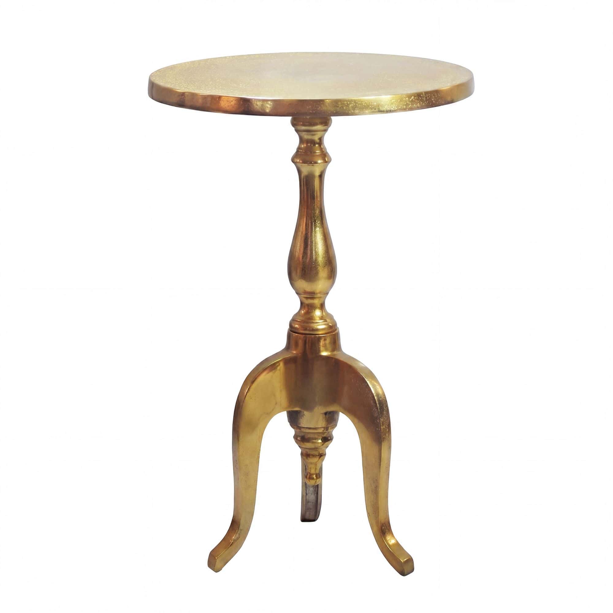 Beistelltisch Aluminium Gold 35cm Metall Rund - Design Anstelltisch Alu - Moderner Wohnzimmertisch - Loungetisch Sofatisch - Edler Couchtisch Handmade Beistelltisch Aluminium Gold 35cm Metall Rund - Design Anstelltisch Alu - Moderner Wohnzimmertisch - Loungetisch Sofatisch - Edler Couchtisch Handmade