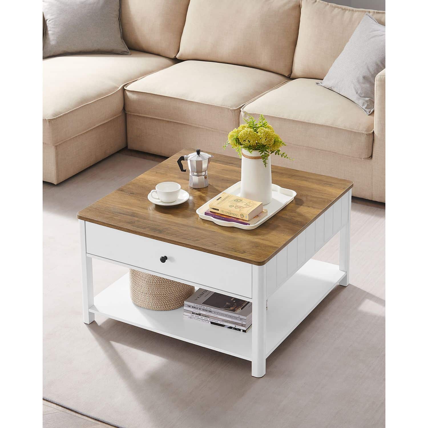 Couchtisch mit 2 Schubladen Couchtisch mit 2 Schubladen