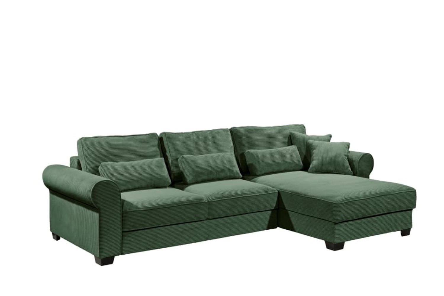 Ecksofa Angelina - Schlafsofa mit Bettkasten und Nosagfederung in Breitcord - ED Exciting Design Ecksofa Angelina - Schlafsofa mit Bettkasten und Nosagfederung in Breitcord - ED Exciting Design