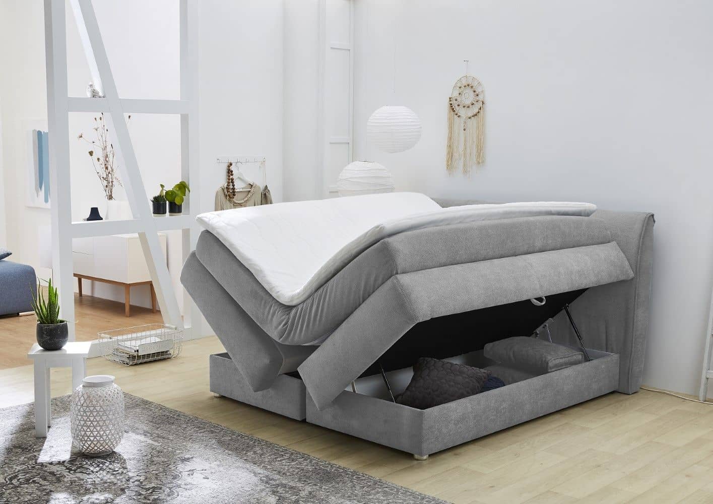 Boxspringbett Carla 180x200 mit Bettkasten - Jockenhöfer Boxspringbett Carla 180x200 mit Bettkasten - Jockenhöfer
