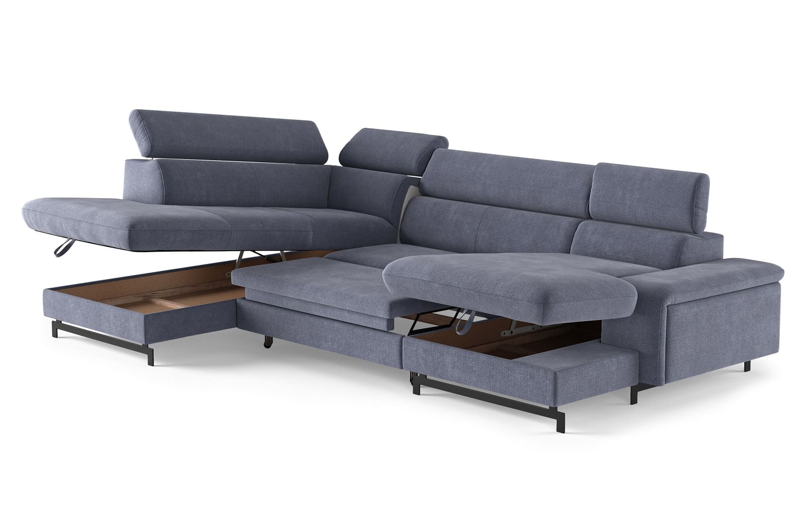 Emma Wohnlandschaft mit Schlaffunktion und Bettkasten - Cotta Emma Wohnlandschaft mit Schlaffunktion und Bettkasten - Cotta