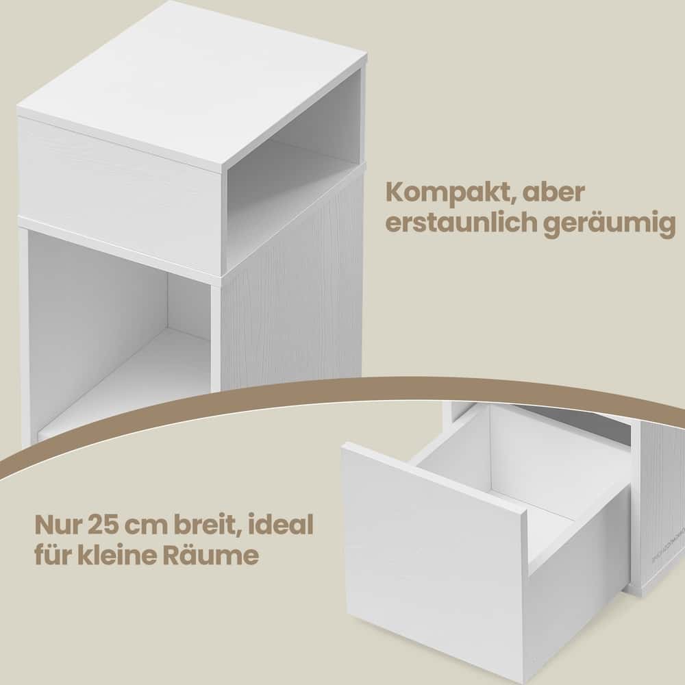 Nachttisch, Toolless-Technologie, superschnelle werkzeuglose Montage