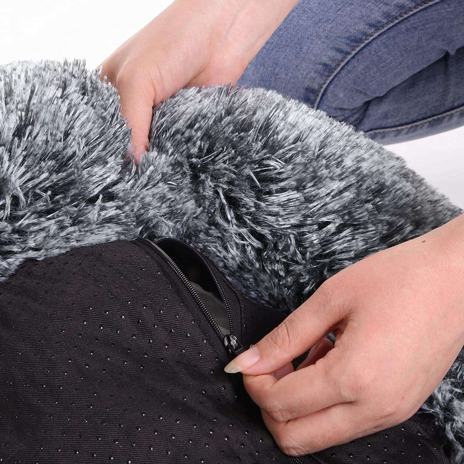 Hundebett mit weichem Bezug-B34PGW038G01 Hundebett mit weichem Bezug-B34PGW038G01