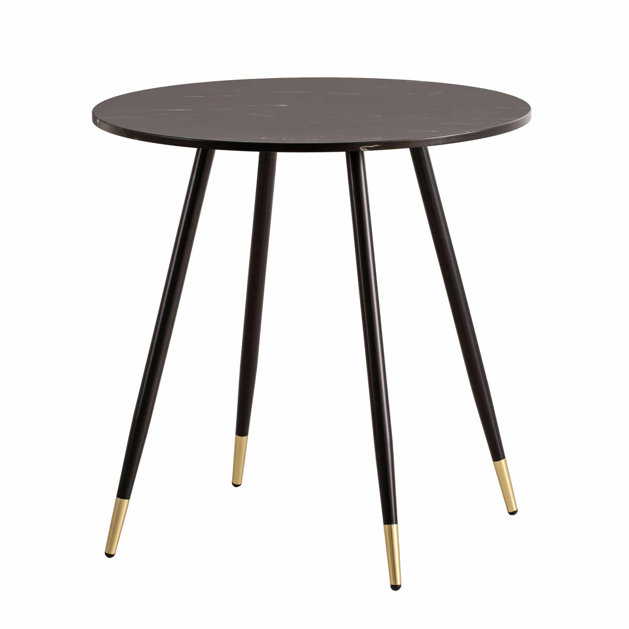 Esszimmertisch 75x75x76 cm Marmor-Optik Schwarz Esstisch Modern Esszimmertisch 75x75x76 cm Marmor-Optik Schwarz Esstisch Modern