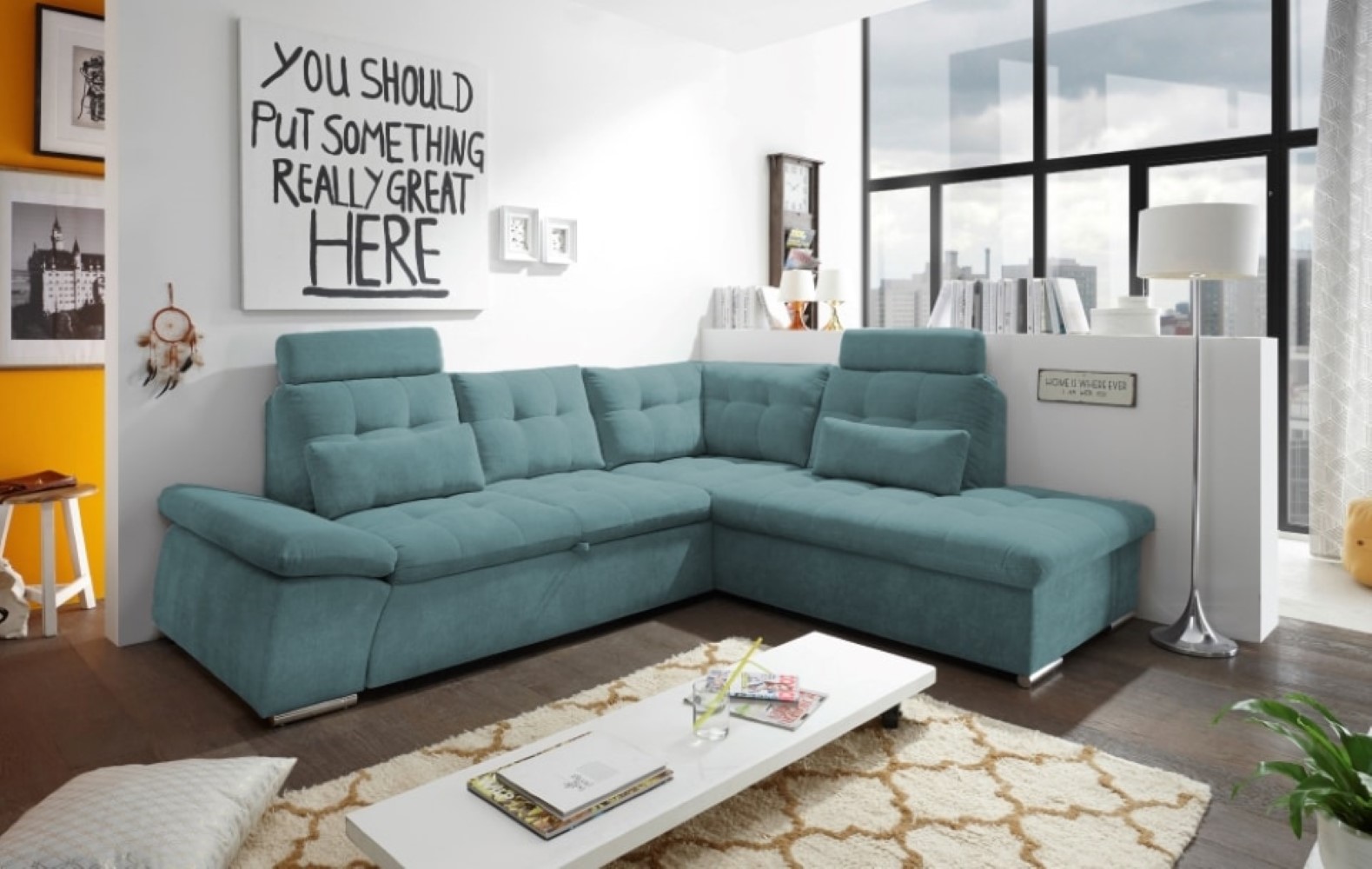 Nalo_gross_Uran_allgemein_gruen Grüne Eleganz: Das Nalo Schlafsofa von ED Exciting Design mit verstellbaren Armlehnen und Bettkasten