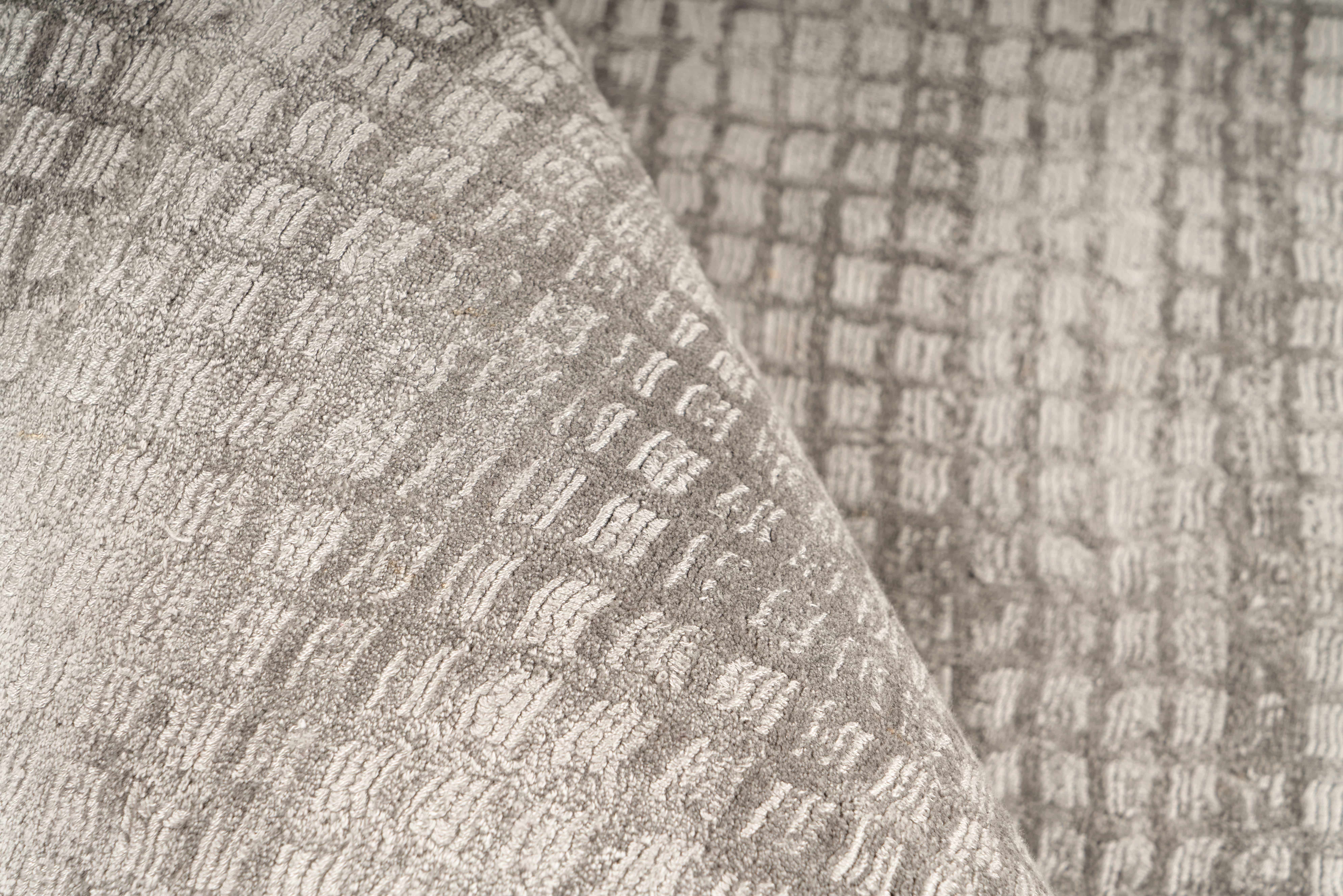 Teppich Bridget 125 Silber 80cm x 150cm | Flachflor Teppich Bridget 125 Silber 80cm x 150cm | Flachflor