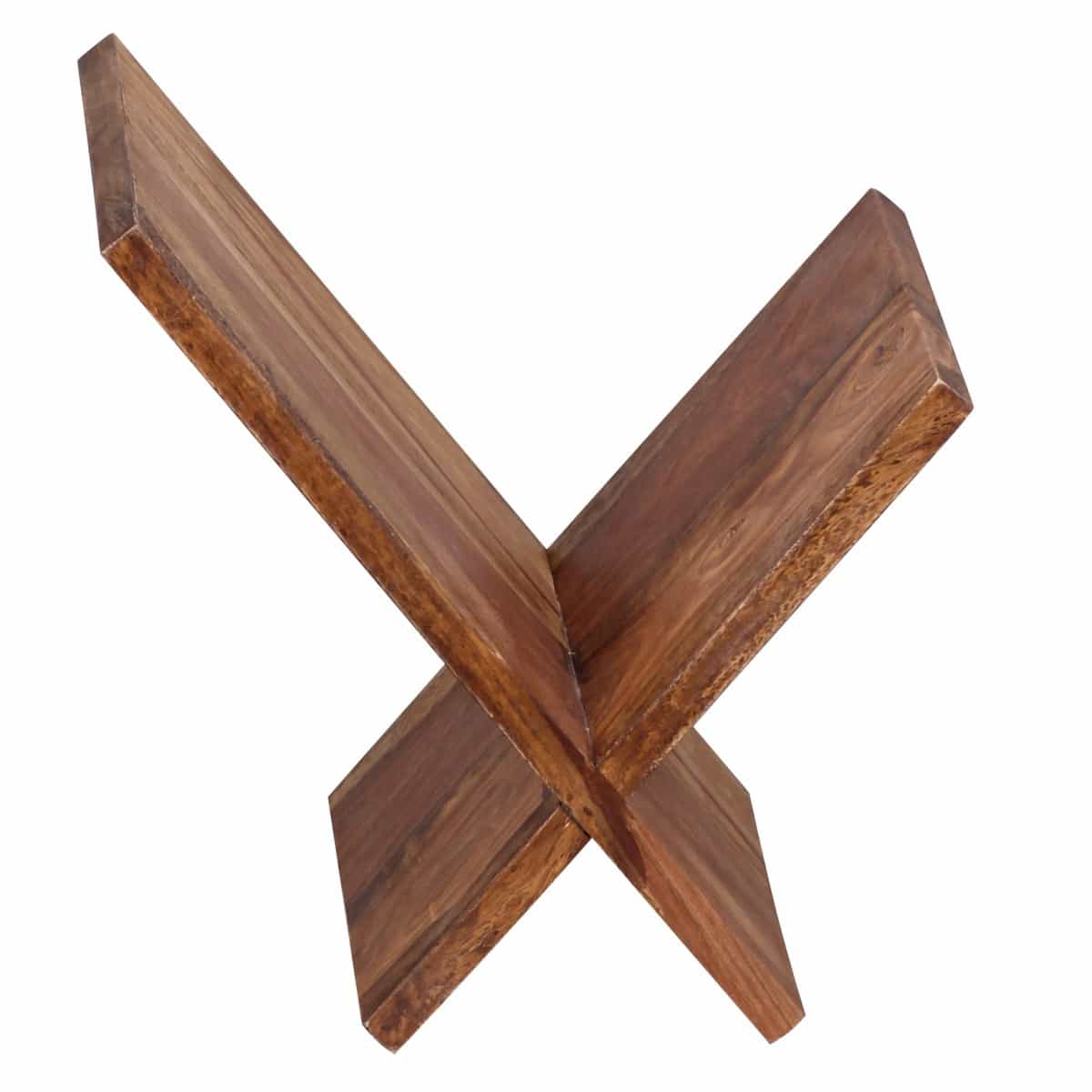 Zeitungsständer MUMBAI Massivholz Sheesham X-Form 31 cm Zeitschriften-Ständer Design Prospekt-Halter Landhaus-Stil Buchständer Zeitungsständer MUMBAI Massivholz Sheesham X-Form 31 cm Zeitschriften-Ständer Design Prospekt-Halter Landhaus-Stil Buchständer