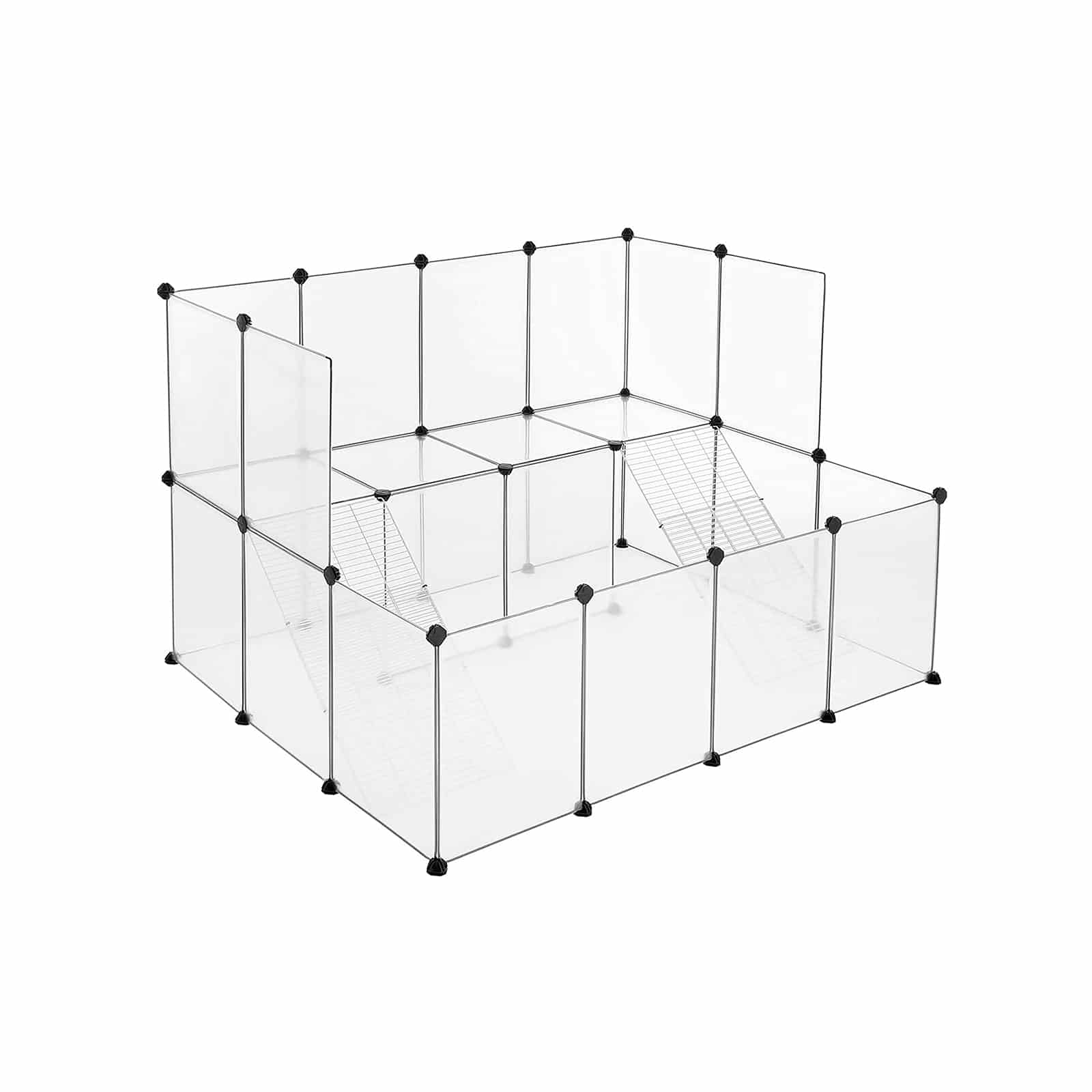 Haustierkäfig für Kleintiere Weiß-LPC004W01 Haustierkäfig für Kleintiere Weiß-LPC004W01