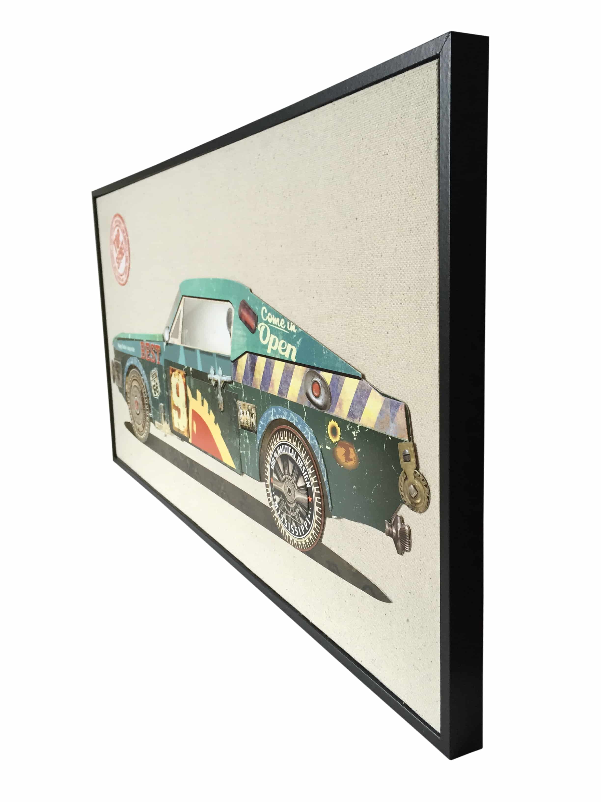 Papier Wandbild Rennwagen II 82cm x 42cm