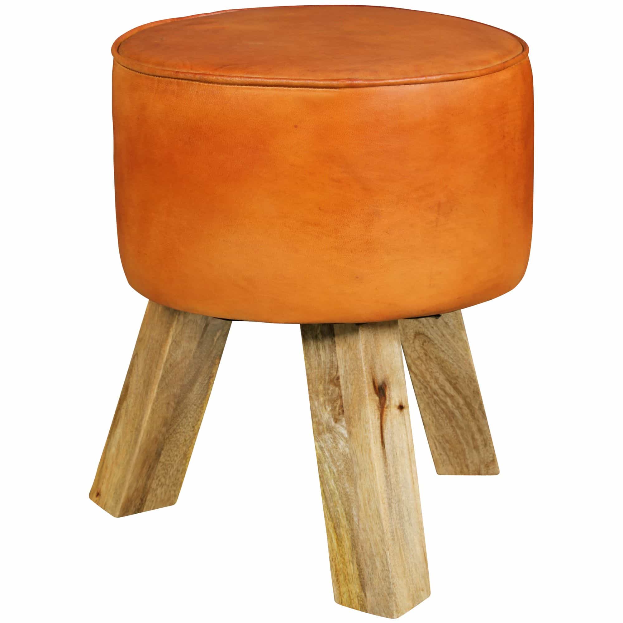43726-WOHNLING-Design-Sitzhocker-WL5-102-Holz-37x45x37-cm-Modern-Fusshocker-Rund-Turnbock-Lederhocker-Holzbeine-Kleiner-Hocker-Massivholz-mit-Leder-Gepolstert-Holzhocker-mit-Echt_1 Eleganter Sitzhocker im Country-Style