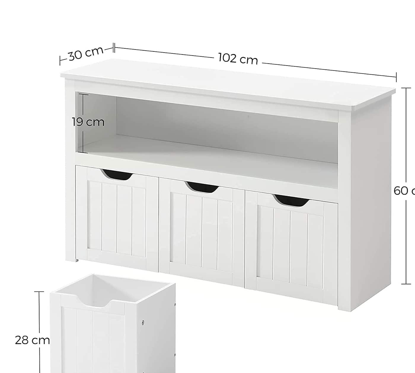 Spielzeugschrank für Kinderzimmer Weiß-B34LHS380W01 Spielzeugschrank für Kinderzimmer Weiß-B34LHS380W01