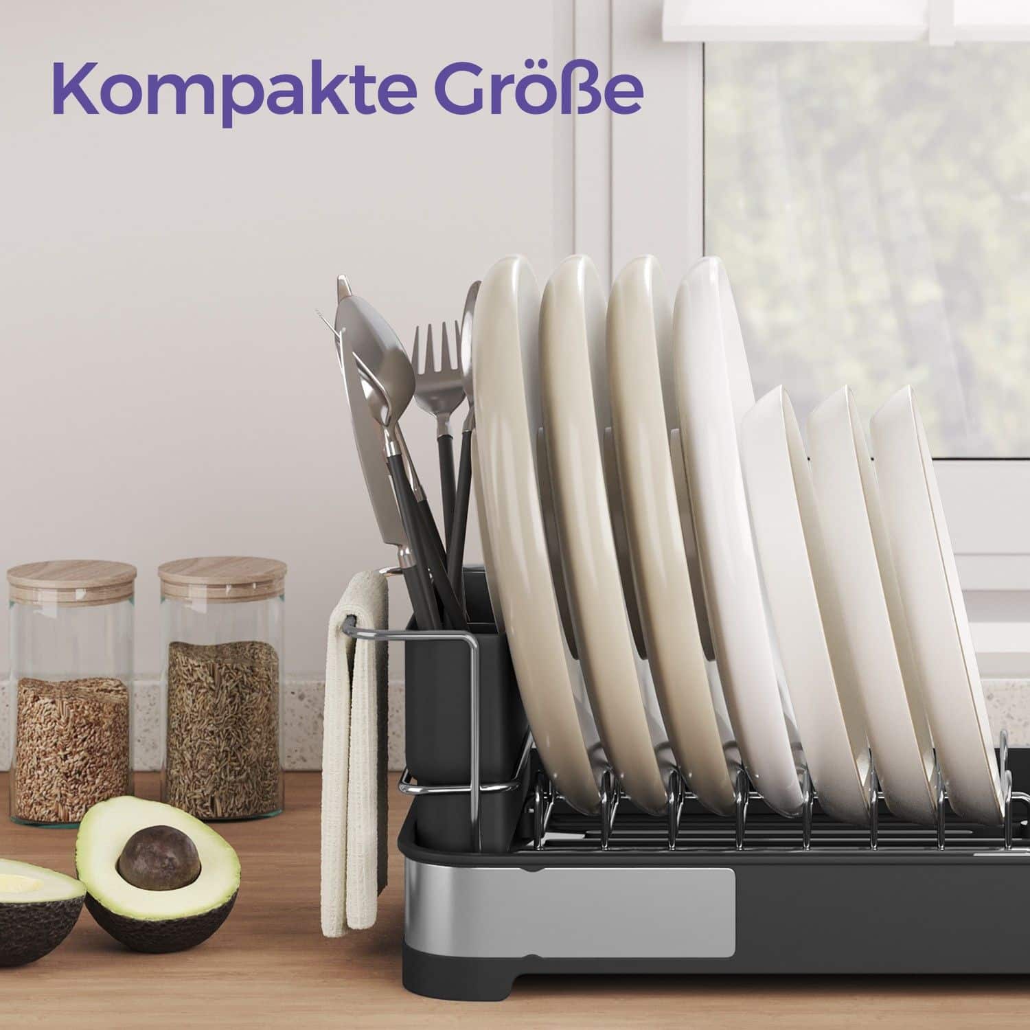 Abtropfgestell klein, Geschirr-Abtropfgestell für Spüle, Abtropfständer Abtropfgestell klein, Geschirr-Abtropfgestell für Spüle, Abtropfständer