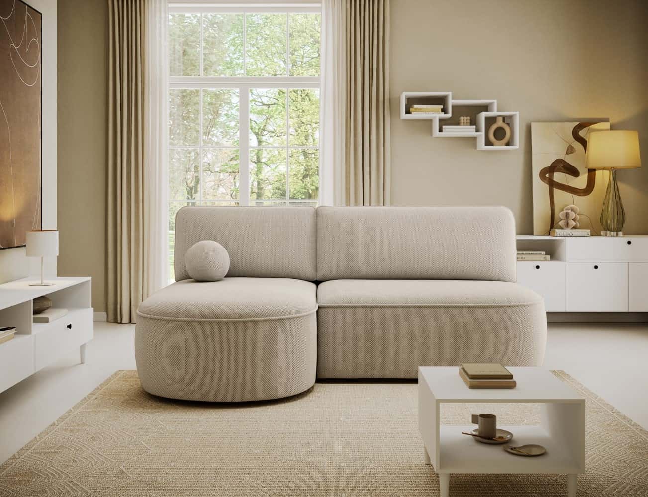 Ecksofa Livosa mit Schlaffunktion & Bettkasten | Eltap | Calmora Ecksofa Livosa mit Schlaffunktion & Bettkasten | Eltap | Calmora