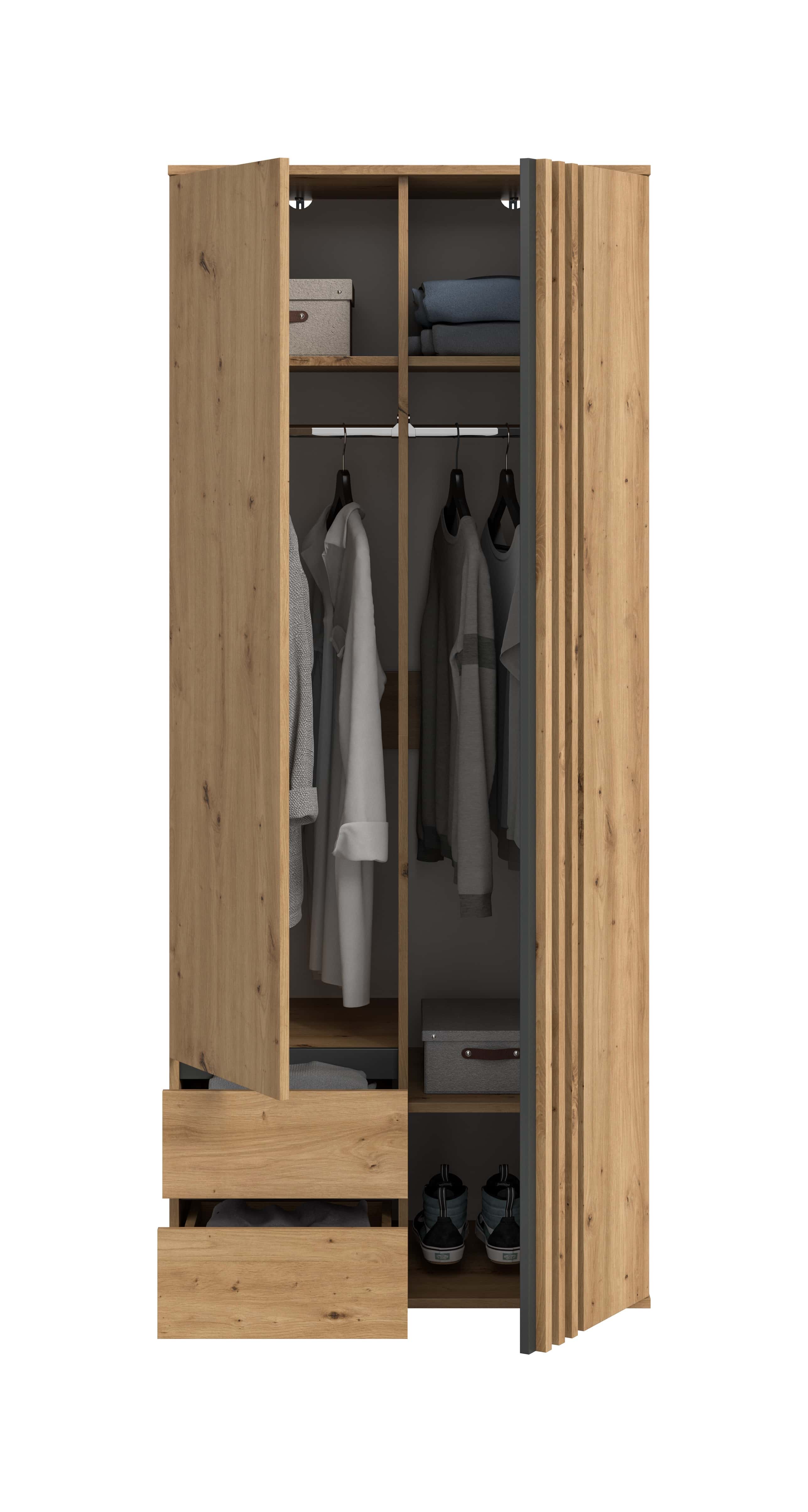 Tofta Kleiderschrank 2-türig