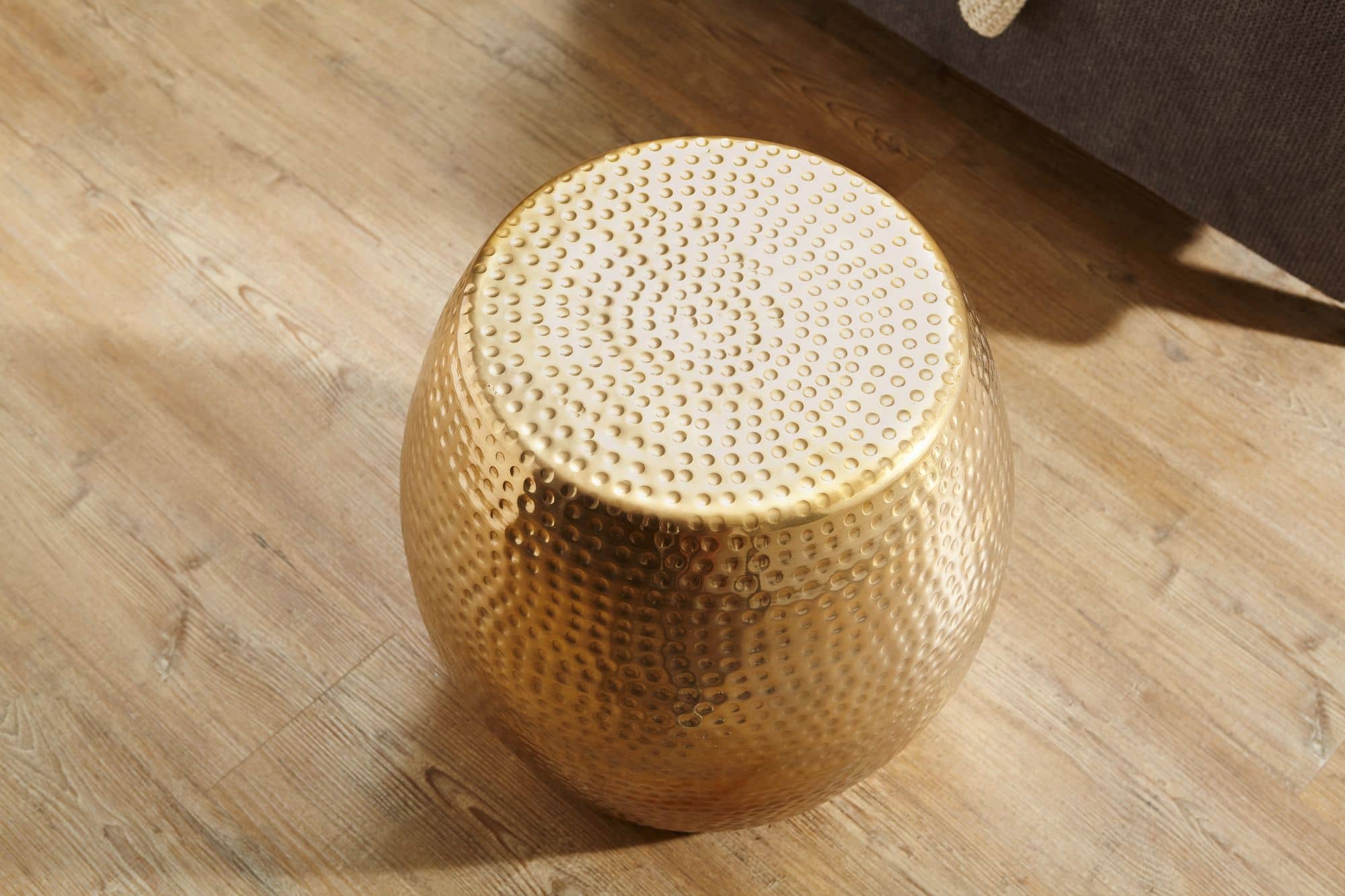 Beistelltisch 42 x 42 x 42 cm Aluminium Gold Dekotisch Orientalisch Rund Beistelltisch 42 x 42 x 42 cm Aluminium Gold Dekotisch Orientalisch Rund
