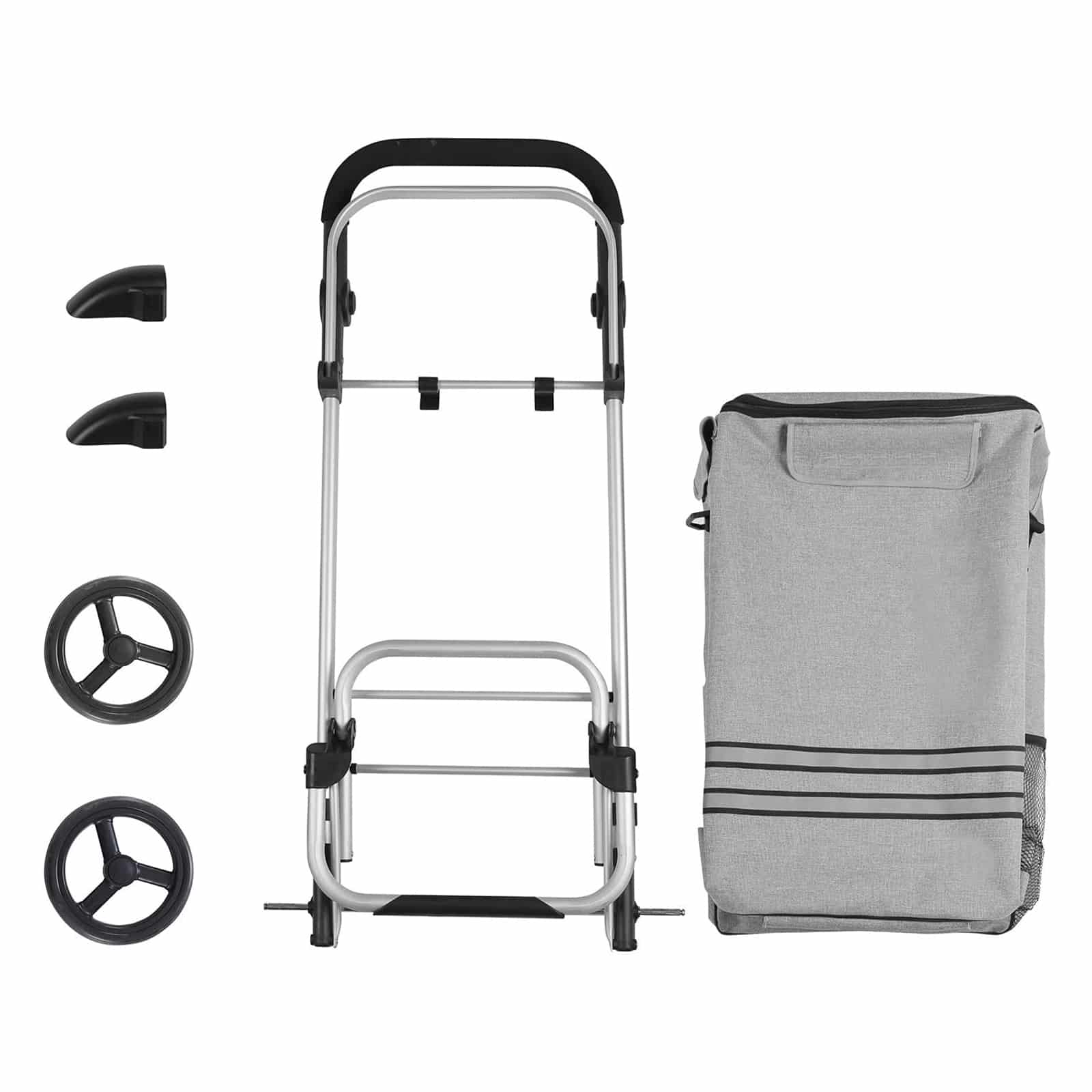 Klappbarer Einkaufstrolley Grau-B34KST02GY Klappbarer Einkaufstrolley Grau-B34KST02GY