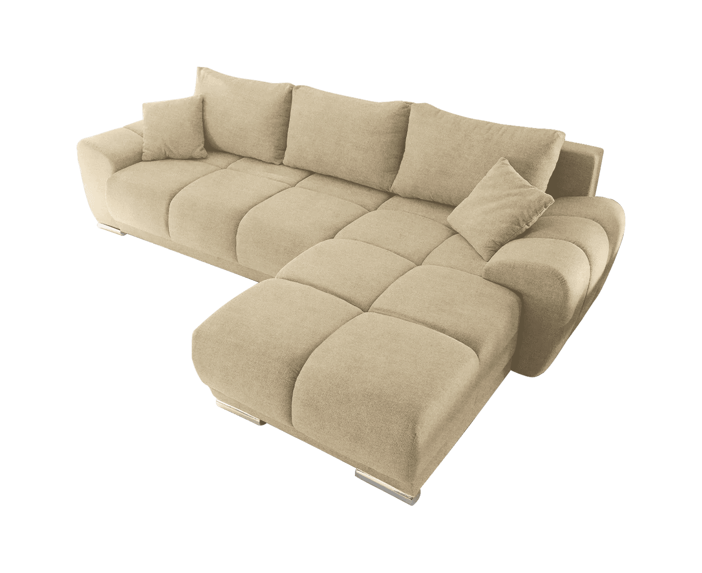 Ed Exciting Design Sofa Anton mit Schlaffunktion & Bettkasten in verschiedenen Farben erhältlich Luxus-Webstoff Flachgewebe beidseitig montierbar Ed Exciting Design Sofa Anton mit Schlaffunktion & Bettkasten in verschiedenen Farben erhältlich Luxus-Webstoff Flachgewebe beidseitig montierbar
