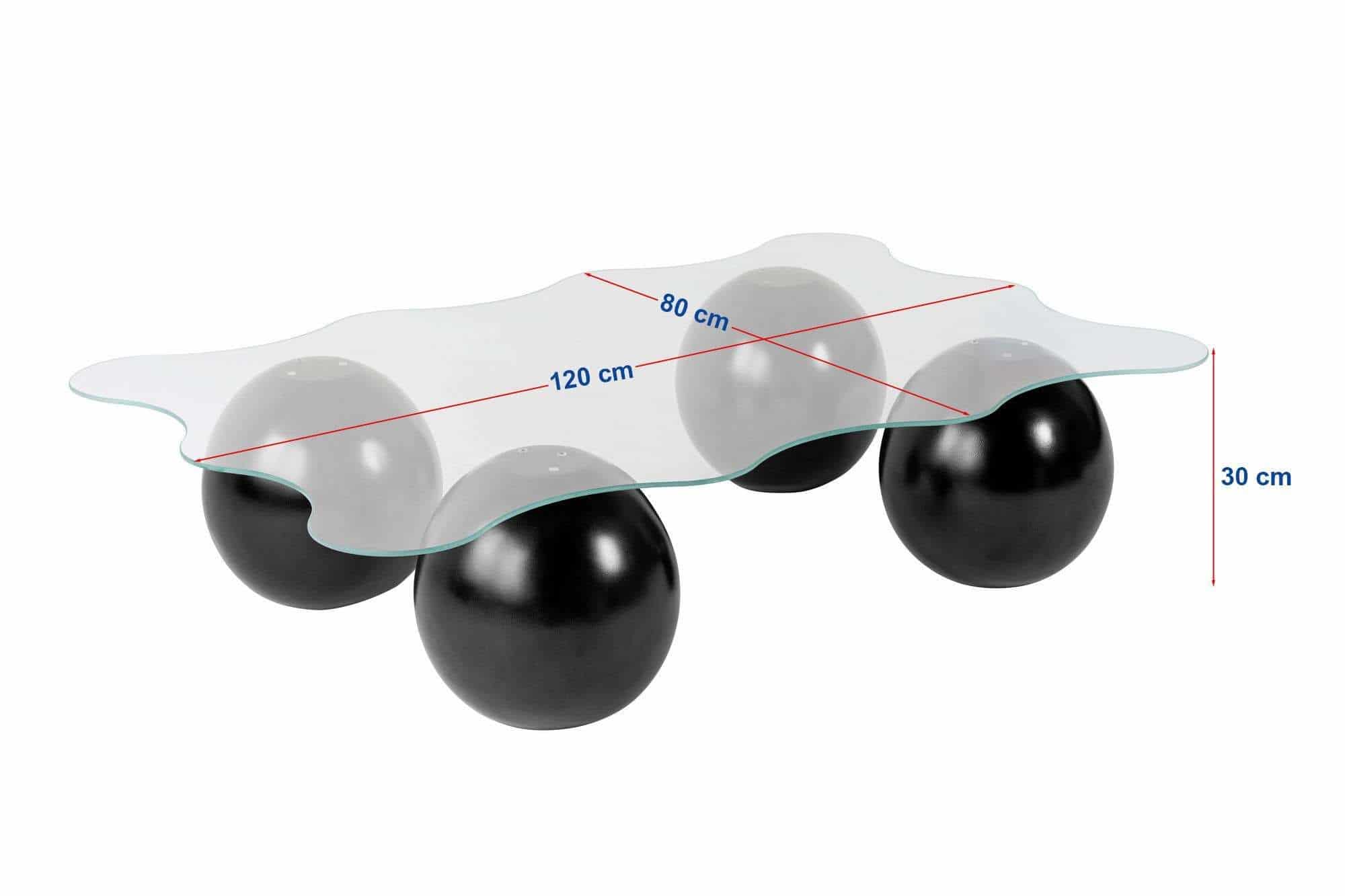 Noxa - schwarz, grau - Couchtisch Noxa - schwarz, grau - Couchtisch