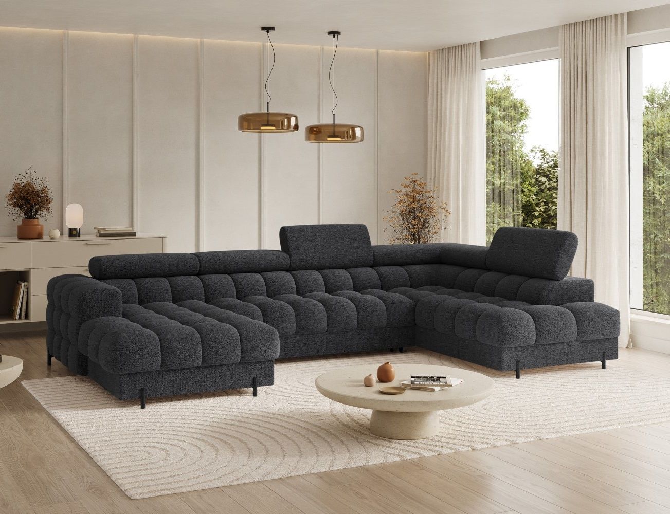 Wohnlandschaft Feraria Royal mit Schlaffunktion von Eltap Wohnlandschaft Feraria Royal mit Schlaffunktion von Eltap