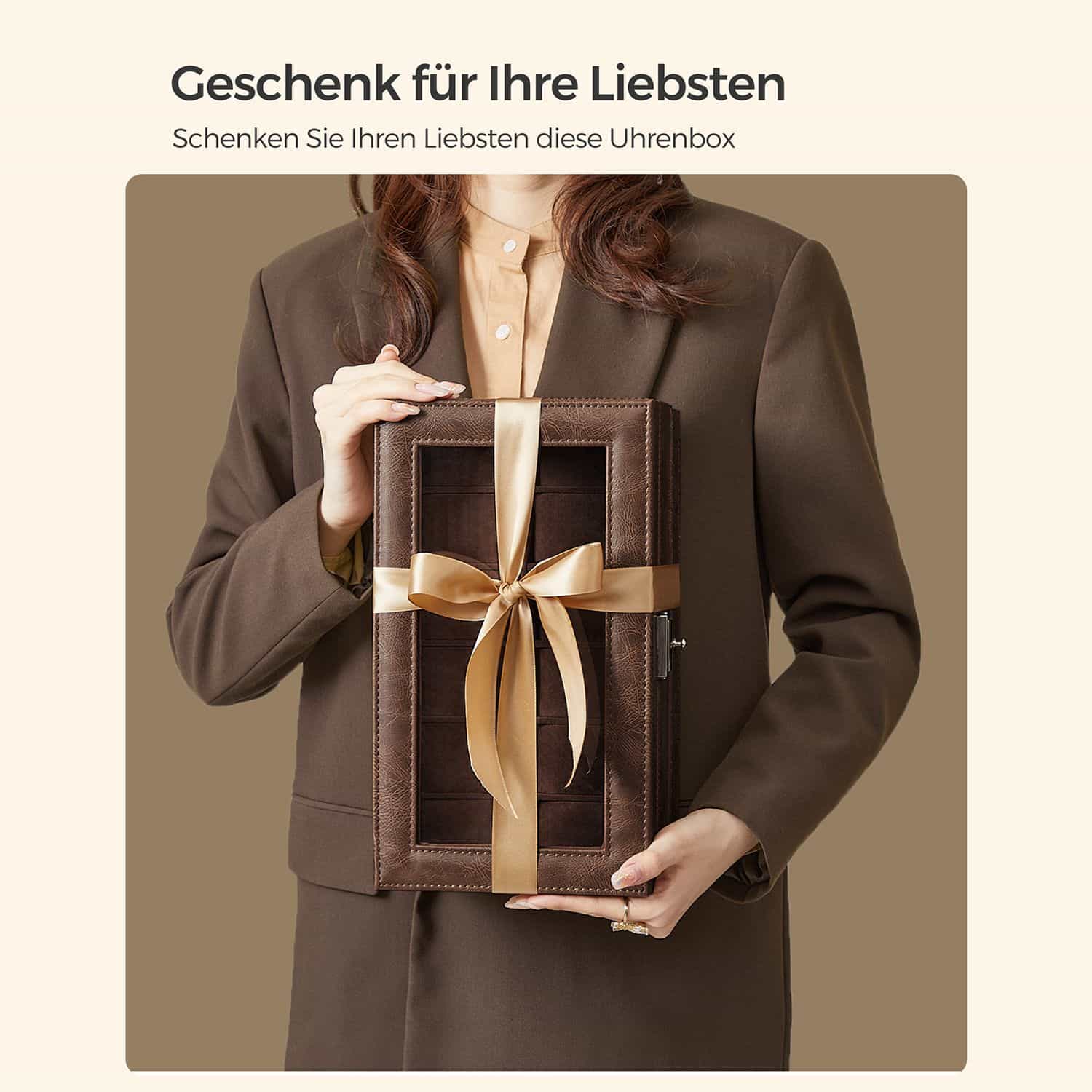 Uhrenbox mit Schublade-JWB012K01 Uhrenbox mit Schublade-JWB012K01