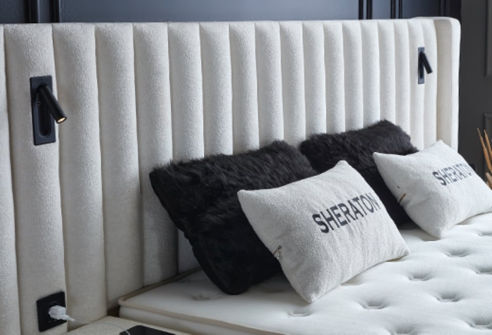 5 ABC Bedding Sheraton: Zeitlose Eleganz in Weißer Mikrofaser
