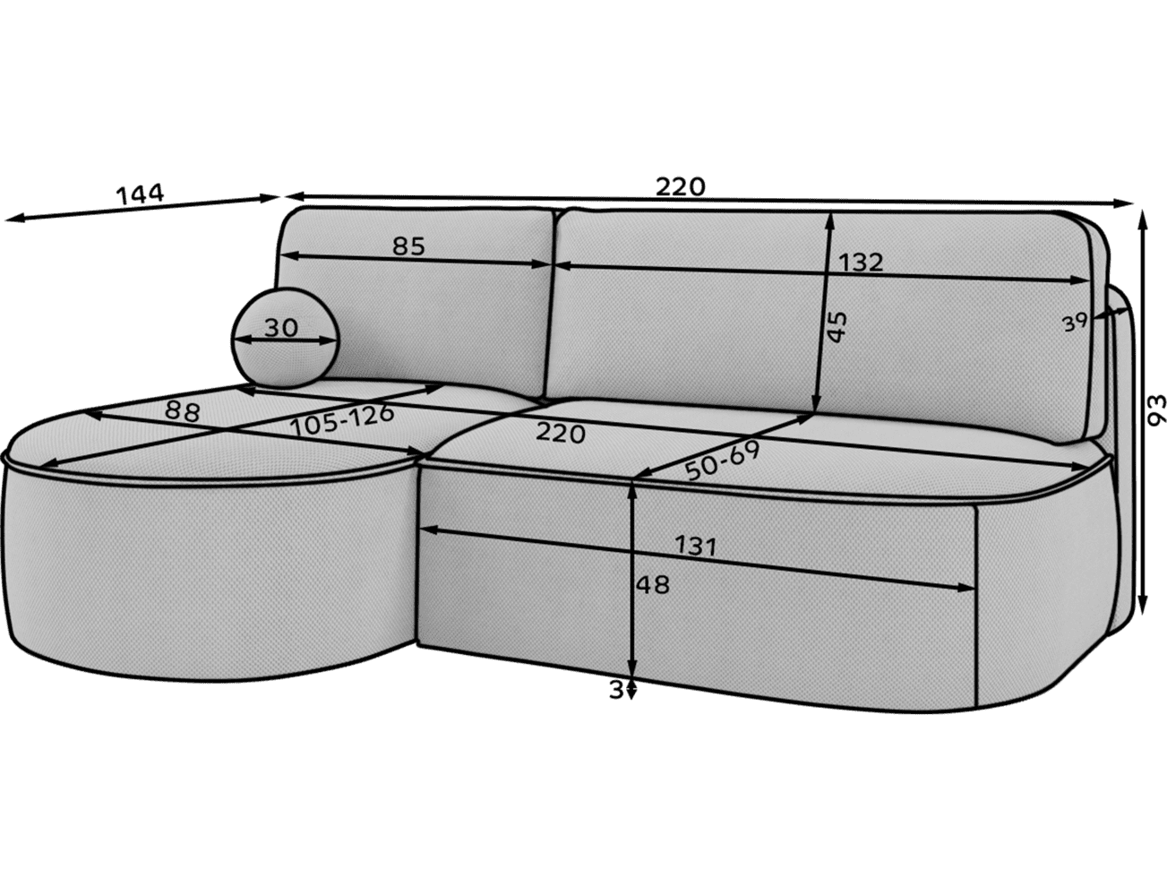 Ecksofa Livosa mit Schlaffunktion & Bettkasten | Eltap | Calmora Ecksofa Livosa mit Schlaffunktion & Bettkasten | Eltap | Calmora