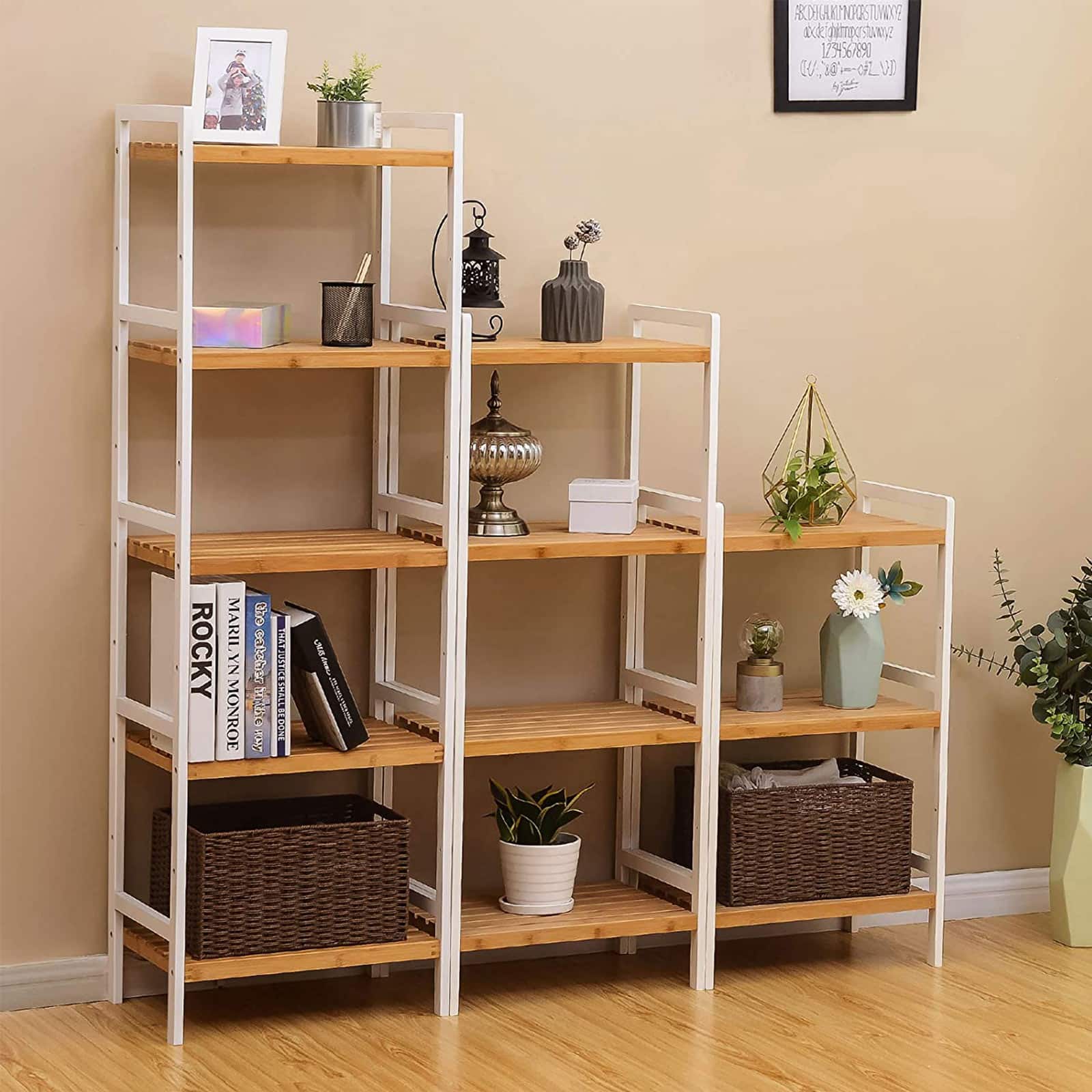 Badregal mit 4 Ablagen-BCB74WN Badregal mit 4 Ablagen-BCB74WN