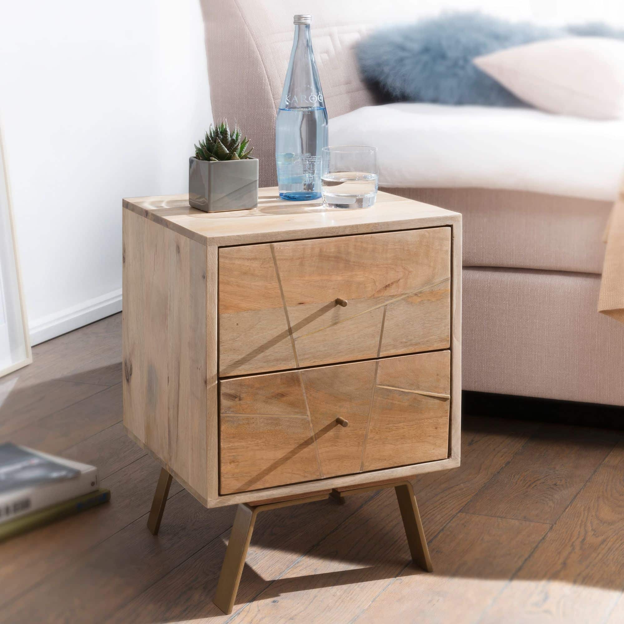 47297-WOHNLING-Nachtkonsole-SIKAR-40x40x56-cm-Man_1OlUZ0YhOuM0i8 Nachtkonsole SIKAR 40x56x40cm Mango Massivholz Nachtschrank Hoch
