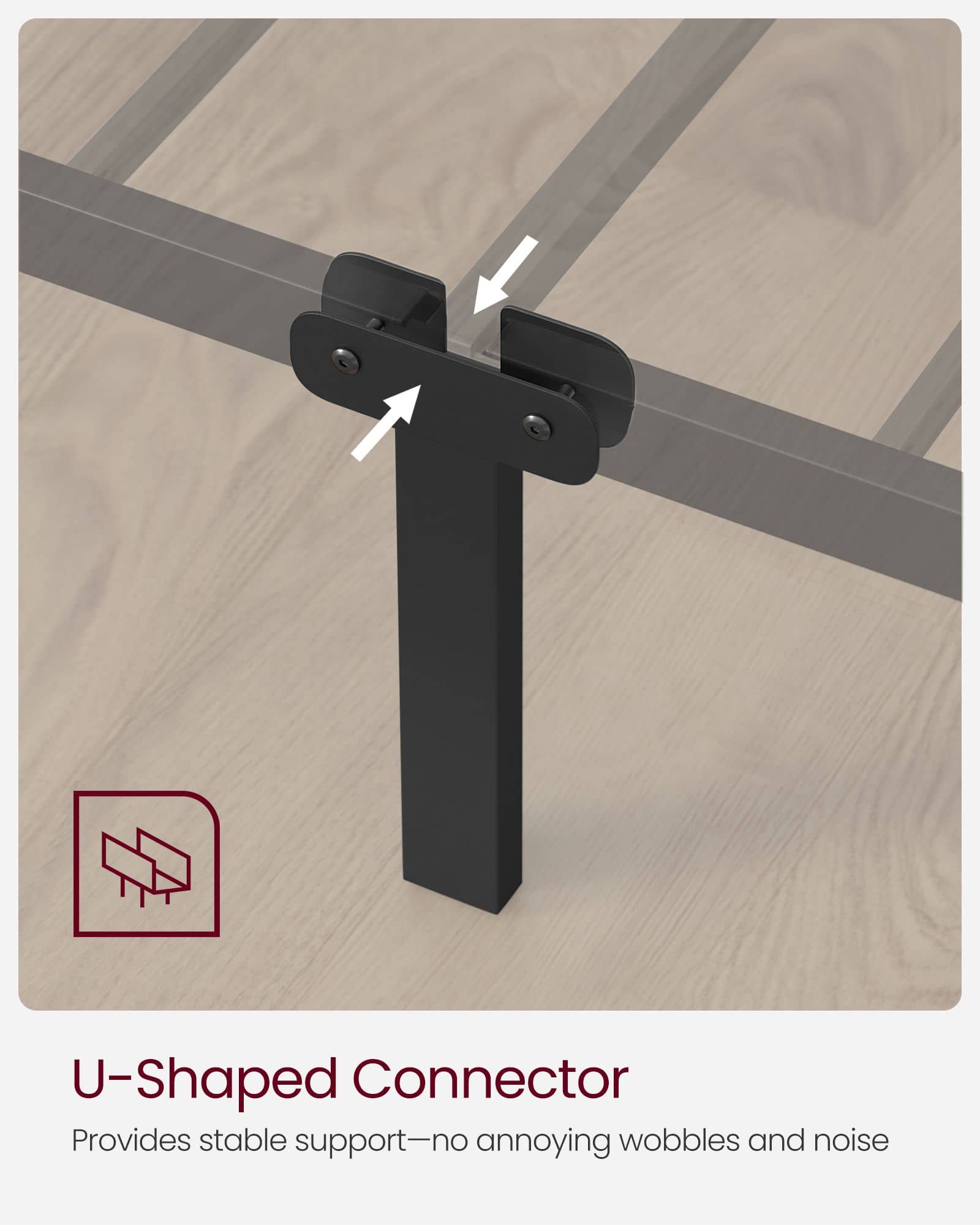 Einzelbettgestell aus Metall schwarz-RMB065B01
