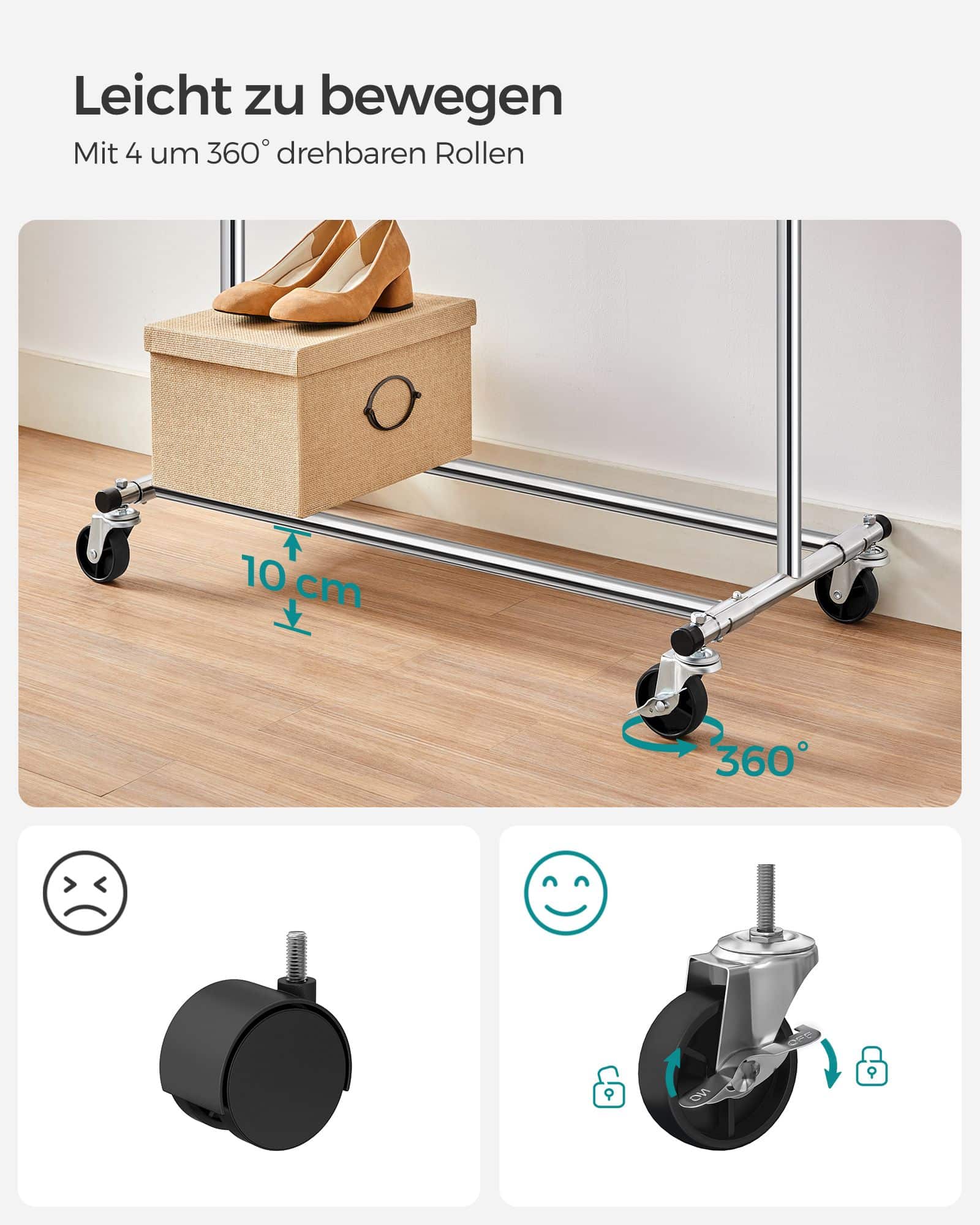 Schwerlast-Kleiderständer 90 kg-B34HSR13S Schwerlast-Kleiderständer 90 kg-B34HSR13S