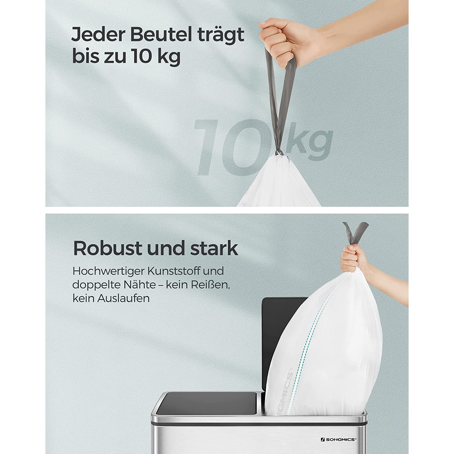 30-Liter-Müllbeutel mit Zugband insgesamt 180 Stück-KRB430A01 30-Liter-Müllbeutel mit Zugband insgesamt 180 Stück-KRB430A01