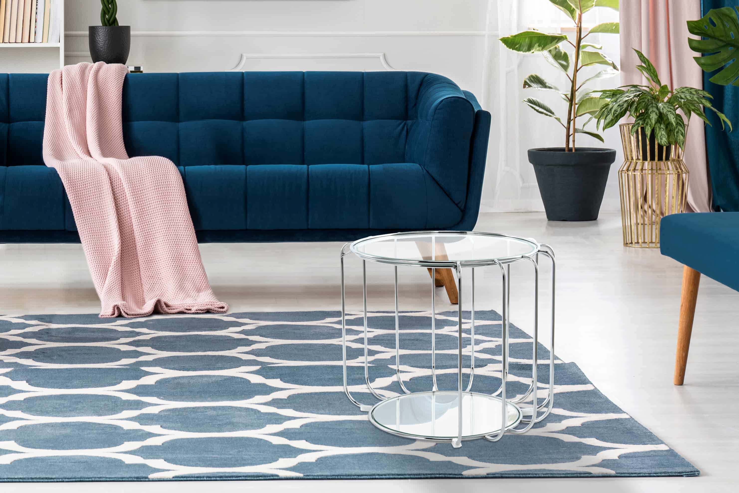 Beistelltisch Shirley 110 Silber