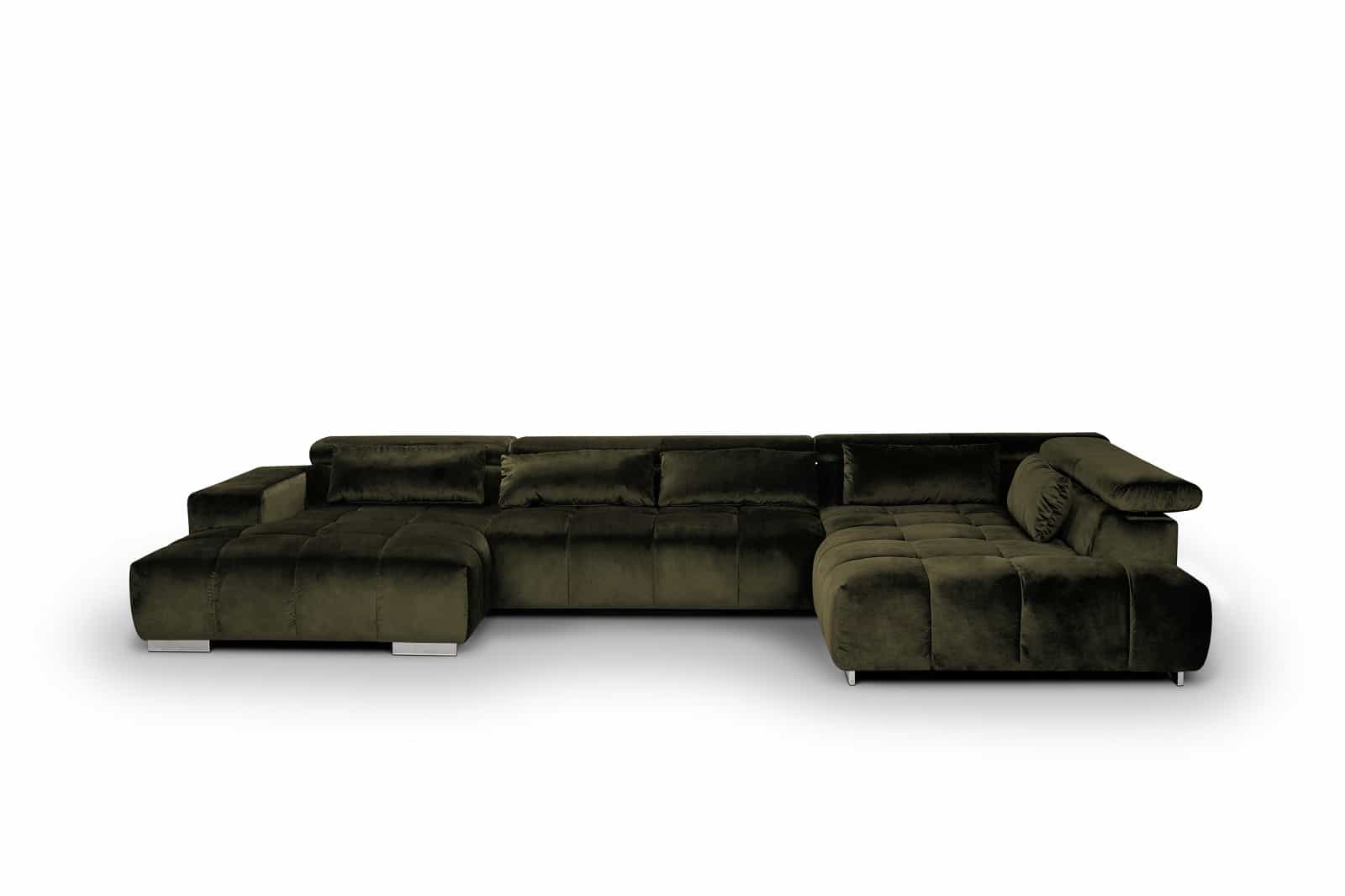 Orion XXL Wohnlandschaft - Stoff Velvet - Cotta Orion XXL Wohnlandschaft - Stoff Velvet - Cotta