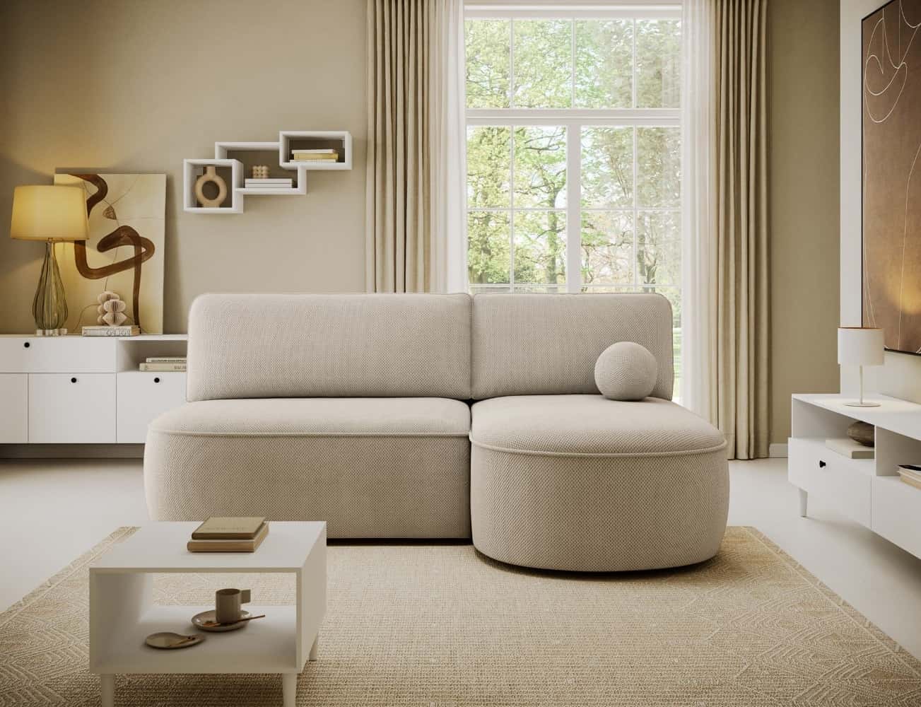 Ecksofa Livosa mit Schlaffunktion & Bettkasten | Eltap | Calmora Ecksofa Livosa mit Schlaffunktion & Bettkasten | Eltap | Calmora