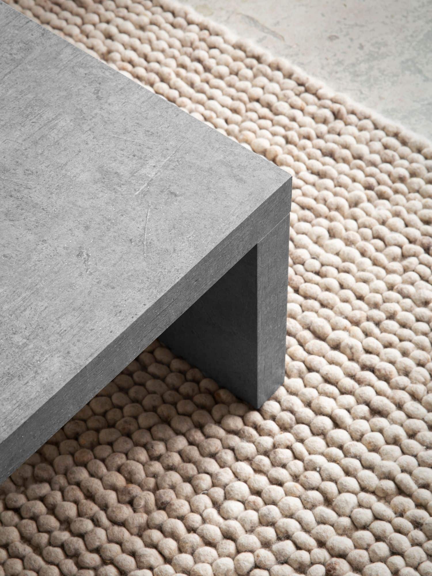 Couchtisch 110x55x35 cm Grau Sofatisch in Beton-Optik Zeitlos Couchtisch 110x55x35 cm Grau Sofatisch in Beton-Optik Zeitlos