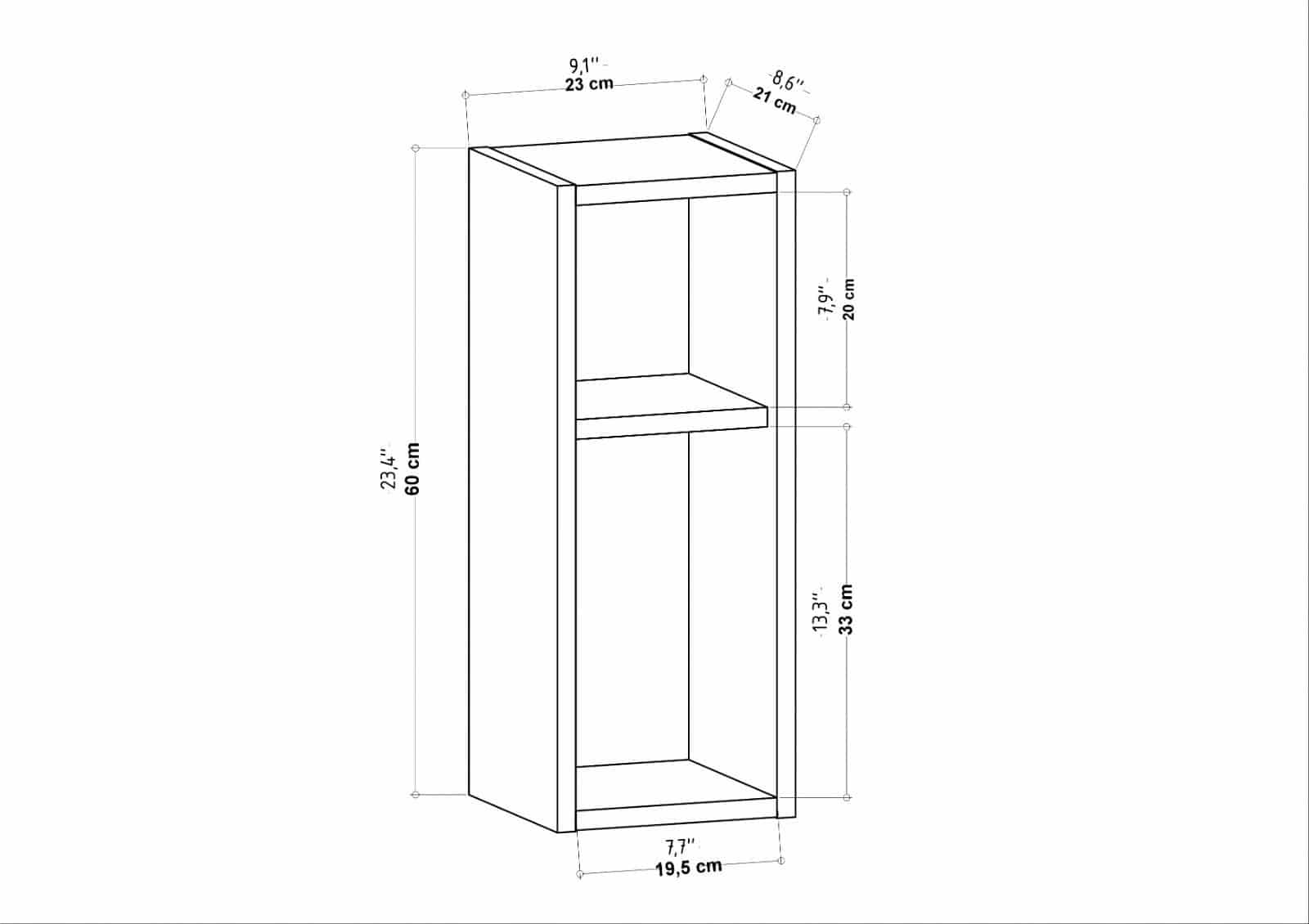 Sault - weiß - Nachttisch