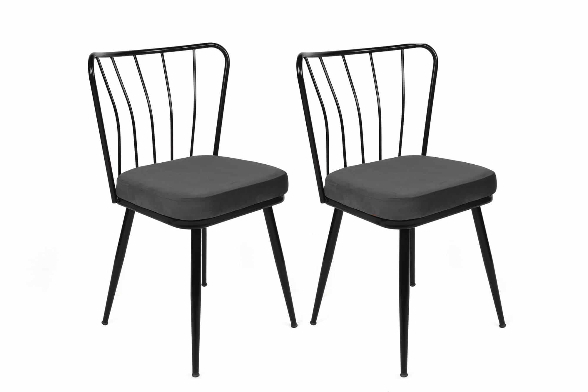 Yildiz - 942 V2 - schwarz - 2er Set Esszimmerstühle Yildiz - 942 V2 - schwarz - 2er Set Esszimmerstühle