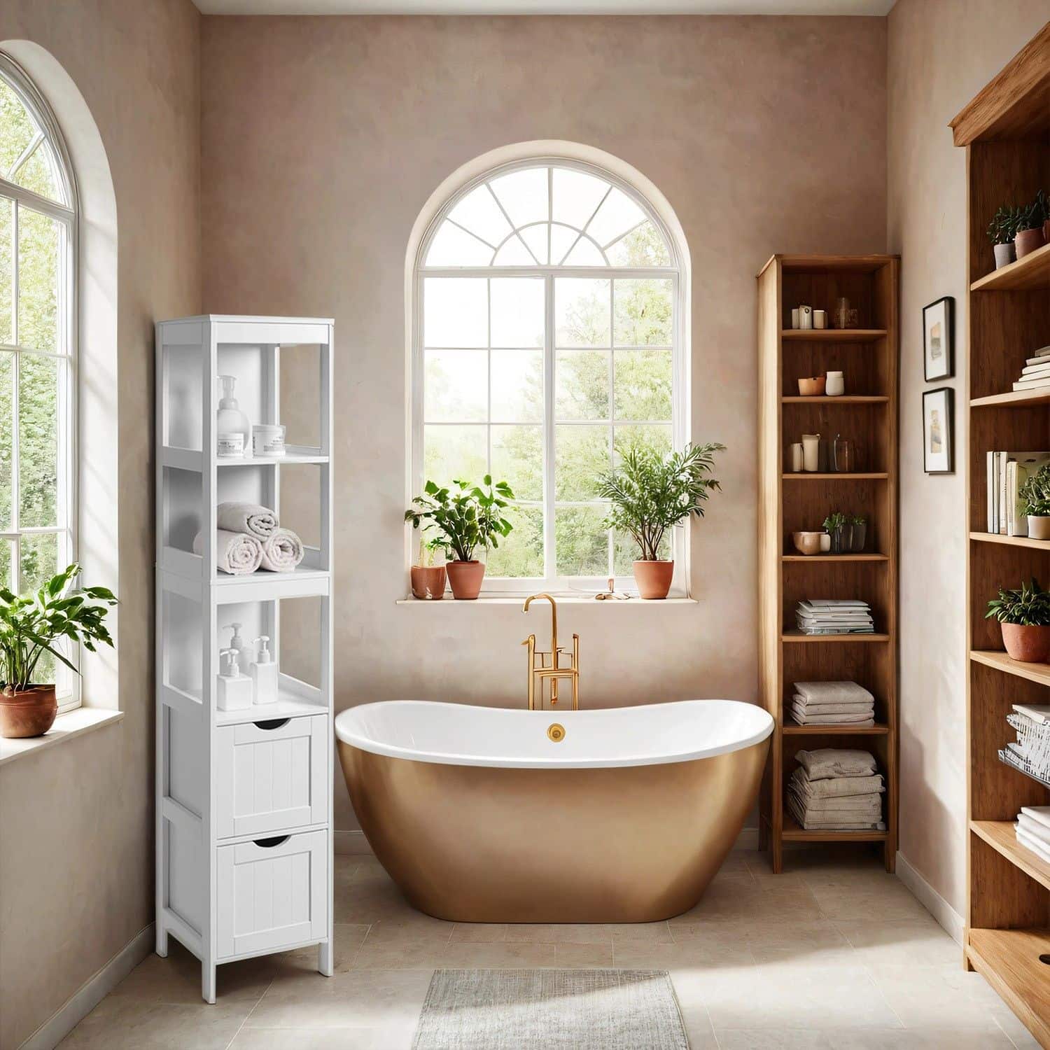 Badezimmerschrank, Schrank freistehend, Badezimmermöbel Badezimmerschrank, Schrank freistehend, Badezimmermöbel