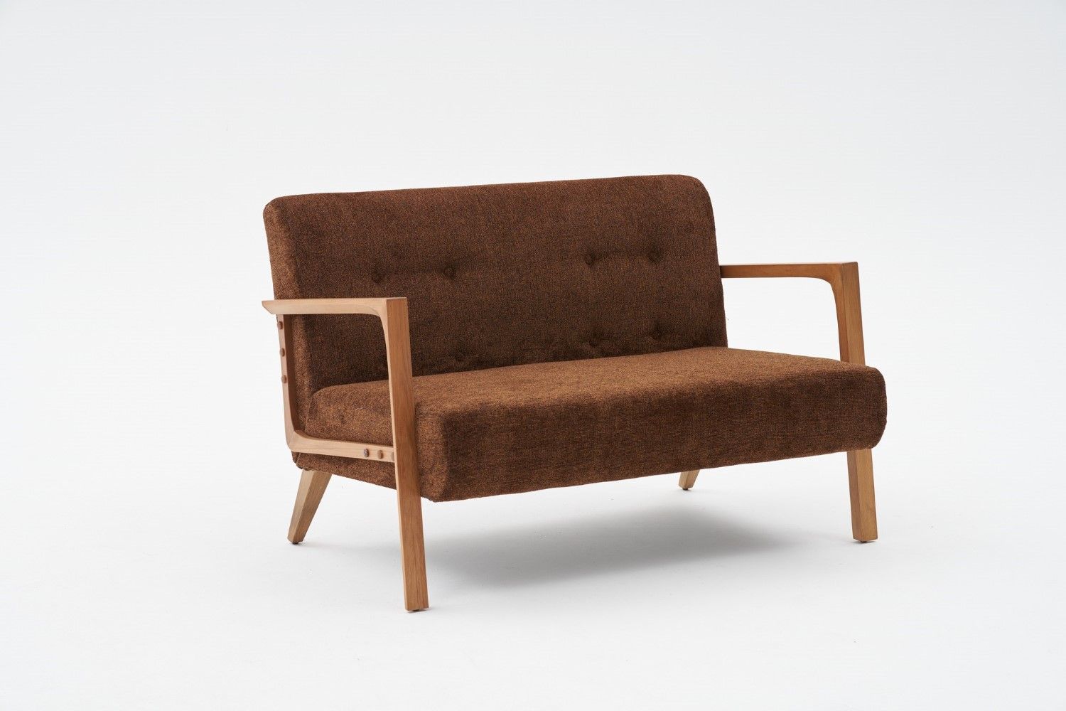 Kemer 2-Sitzer Sofa von MyHomelando – mit Buchenholzgestell & Chenille-Stoff Kemer 2-Sitzer Sofa von MyHomelando – mit Buchenholzgestell & Chenille-Stoff