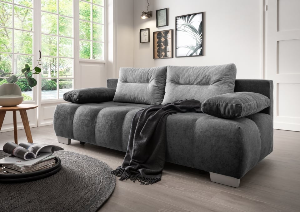 Benformato_Verzino_2FBK_3618_RK9752-1 "Natürliche Eleganz: Benformato Verzino 2er Einzelsofa in edlem Asche-Ton