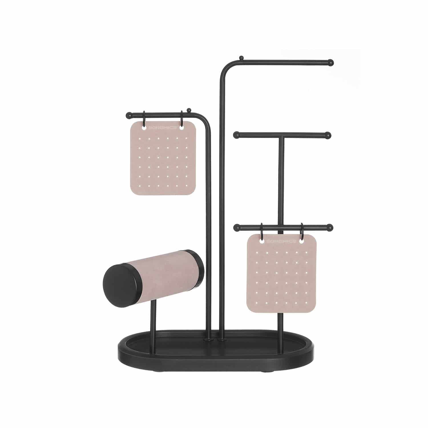 Schmuckständer mit 4 Hängestangen aus Metall tintenschwarz Schmuckständer mit 4 Hängestangen aus Metall tintenschwarz