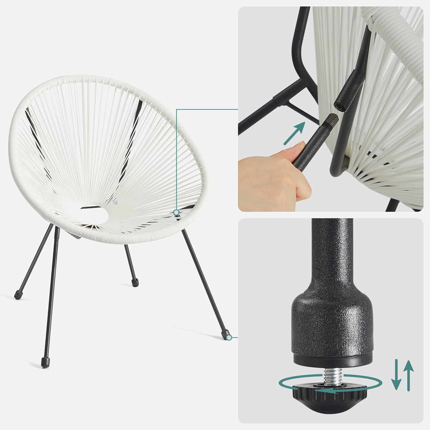 Gartenmöbel 3er Set Gartenmöbel 3er Set