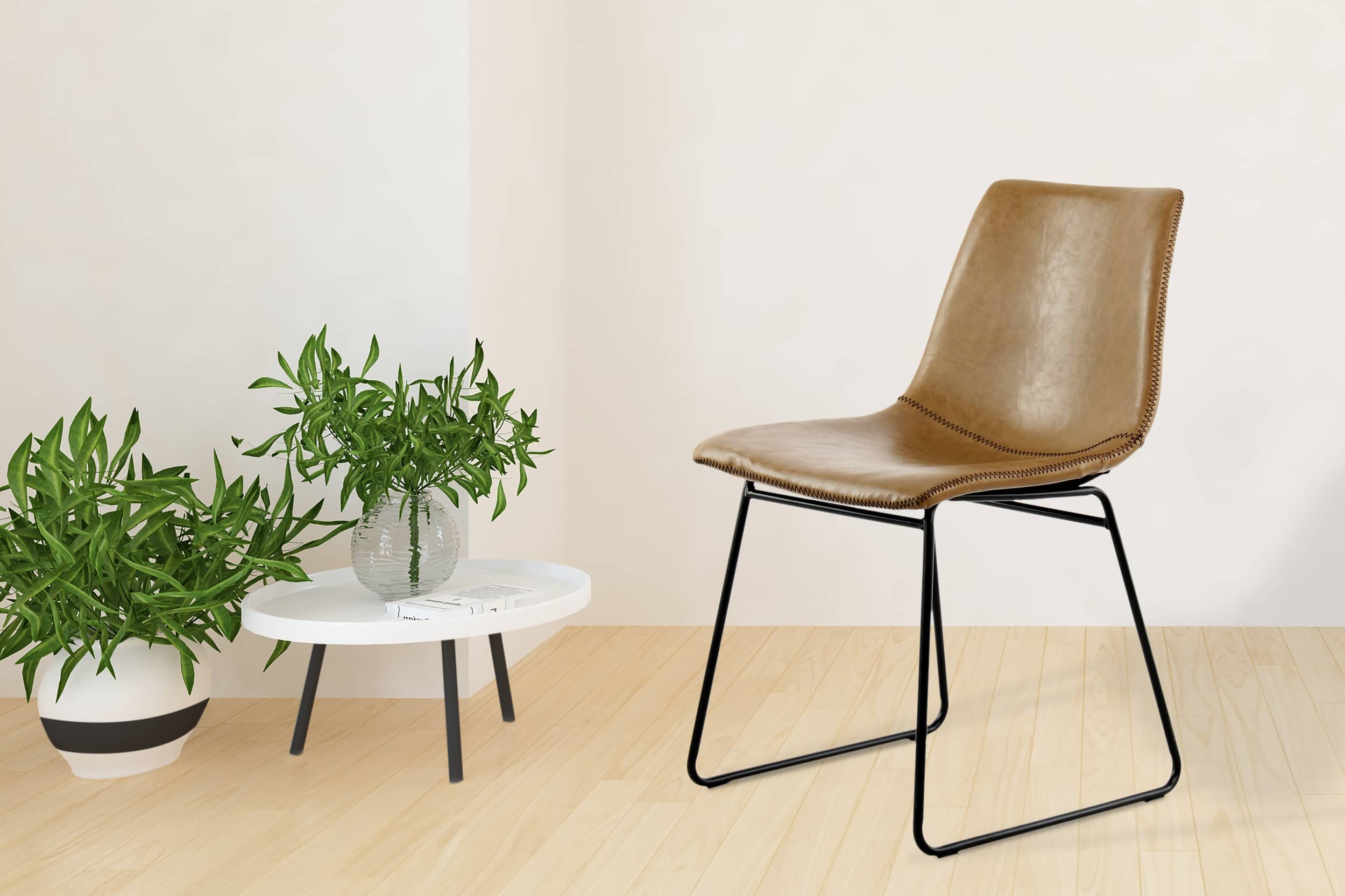 Stuhl Caila 110 2er-Set Hellbraun Stuhl Caila 110 2er-Set Hellbraun