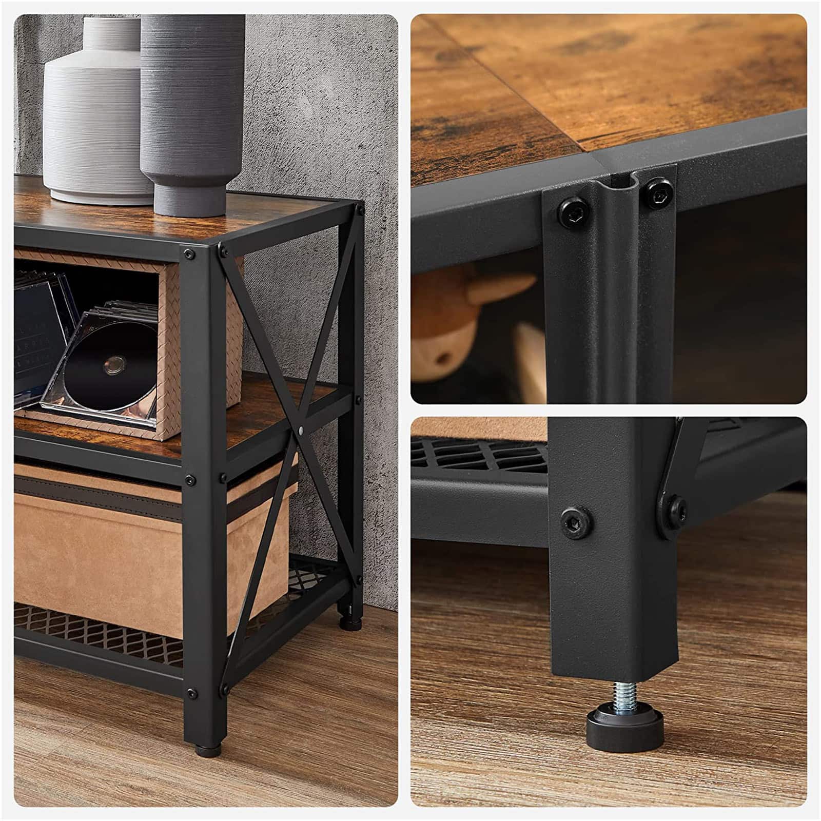 LTV096B01-4r8DpFPs1Bt1zX Moderne Wohnzimmerausstattung mit VASAGLE TV-Schrank