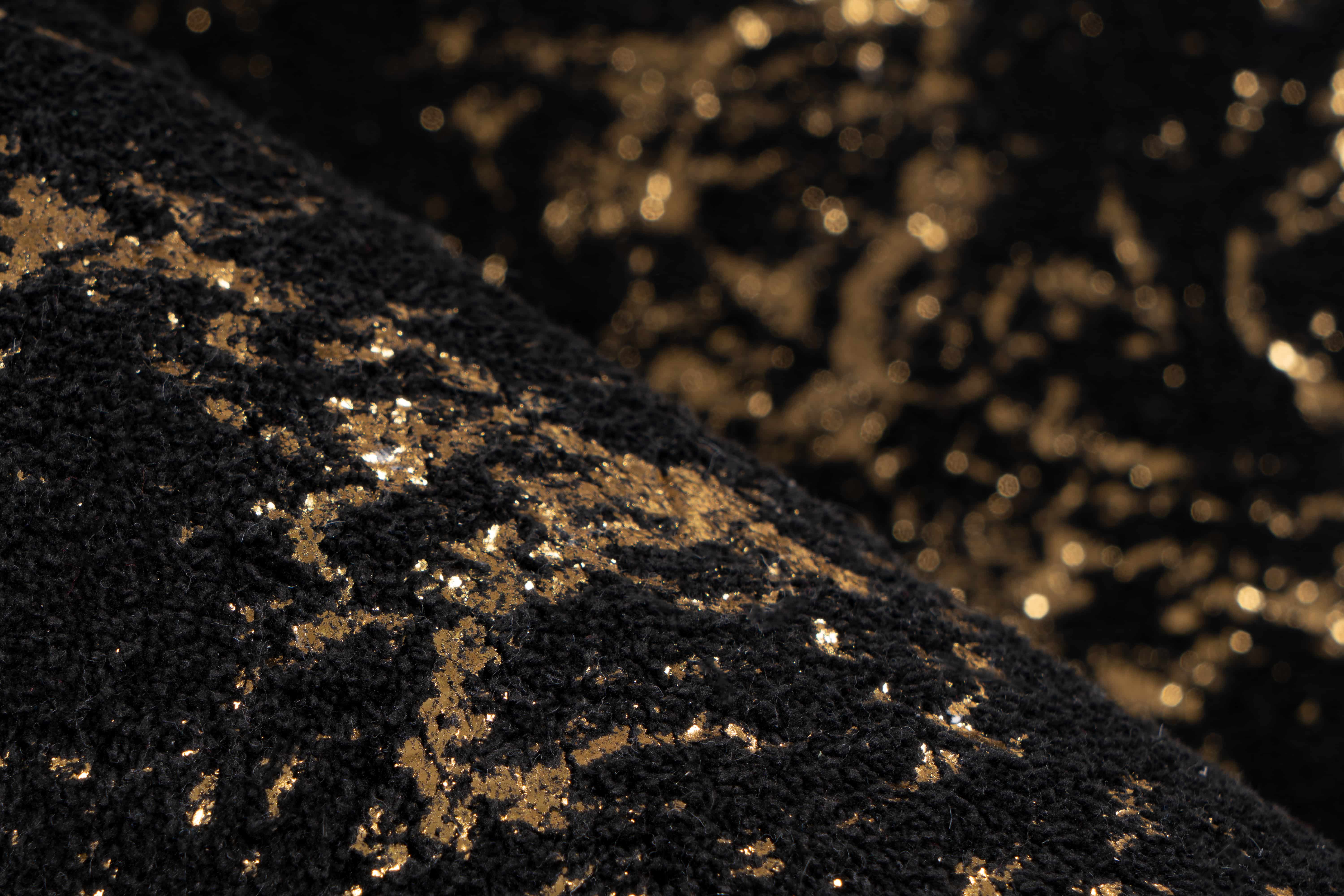 Bijou 225 Schwarz / Gold 80cm x 150cm Bijou 225 Schwarz / Gold 80cm x 150cm