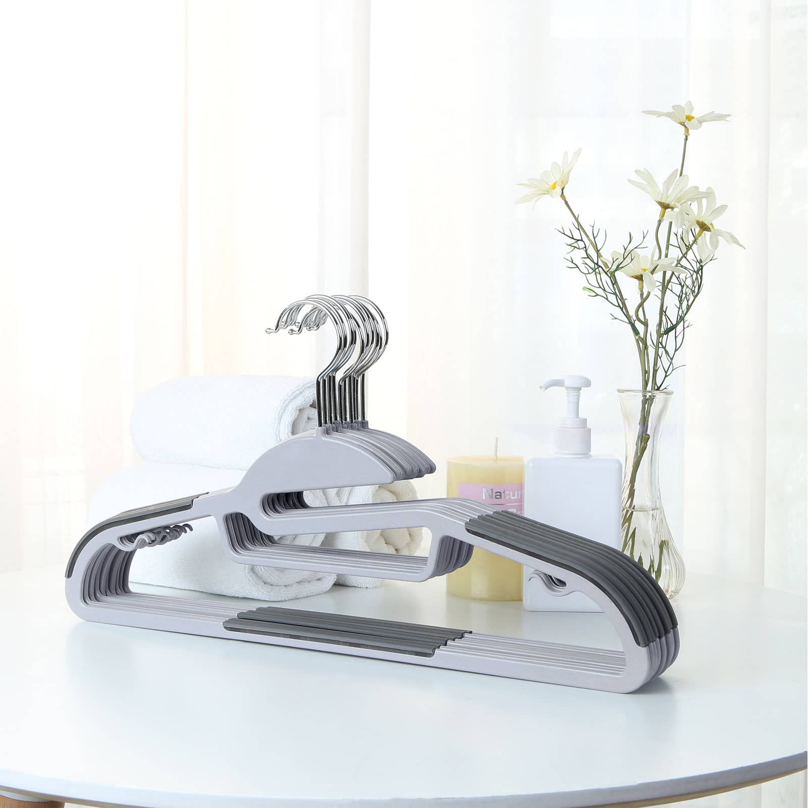 Anti-Rutsch-Bügel 50 Stück Grau-B34CRP41G-50 Anti-Rutsch-Bügel 50 Stück Grau-B34CRP41G-50